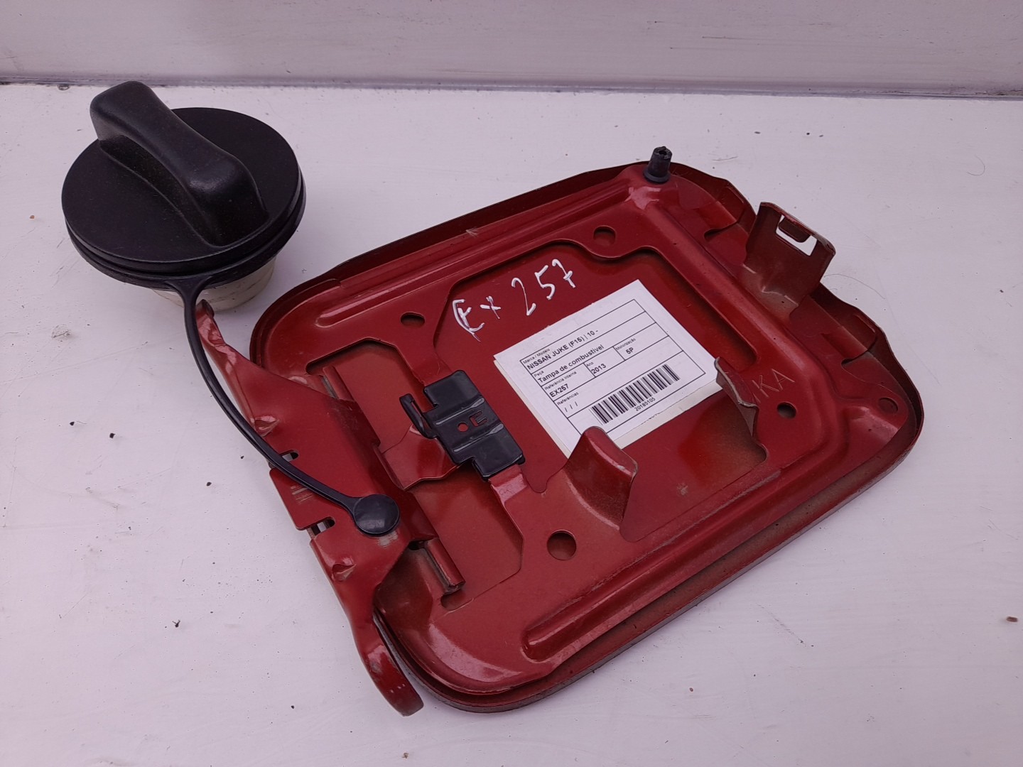Tapa exterior combustible