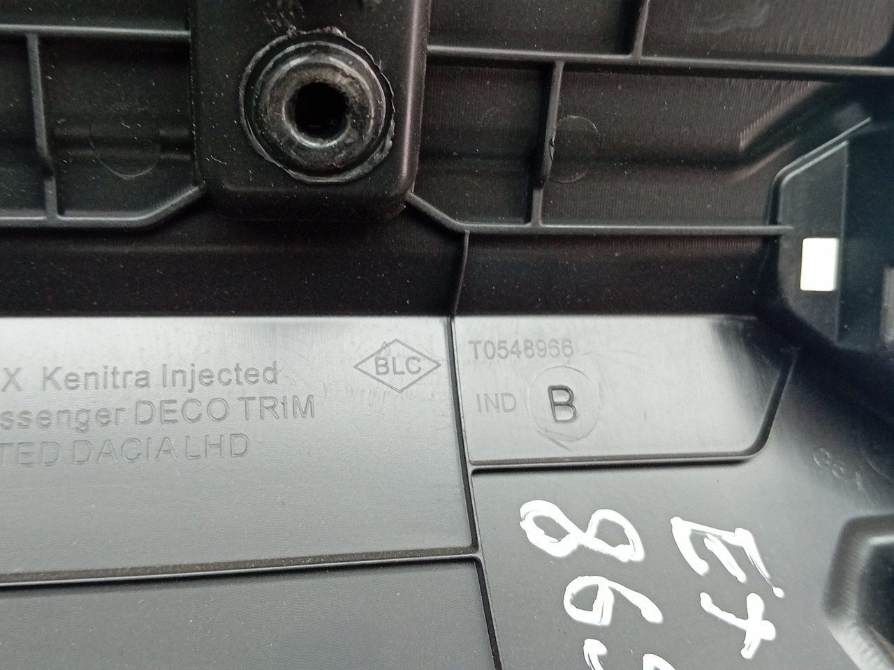 Moldura da consola central / rádio / aro DACIA Sandero III Imagem-3