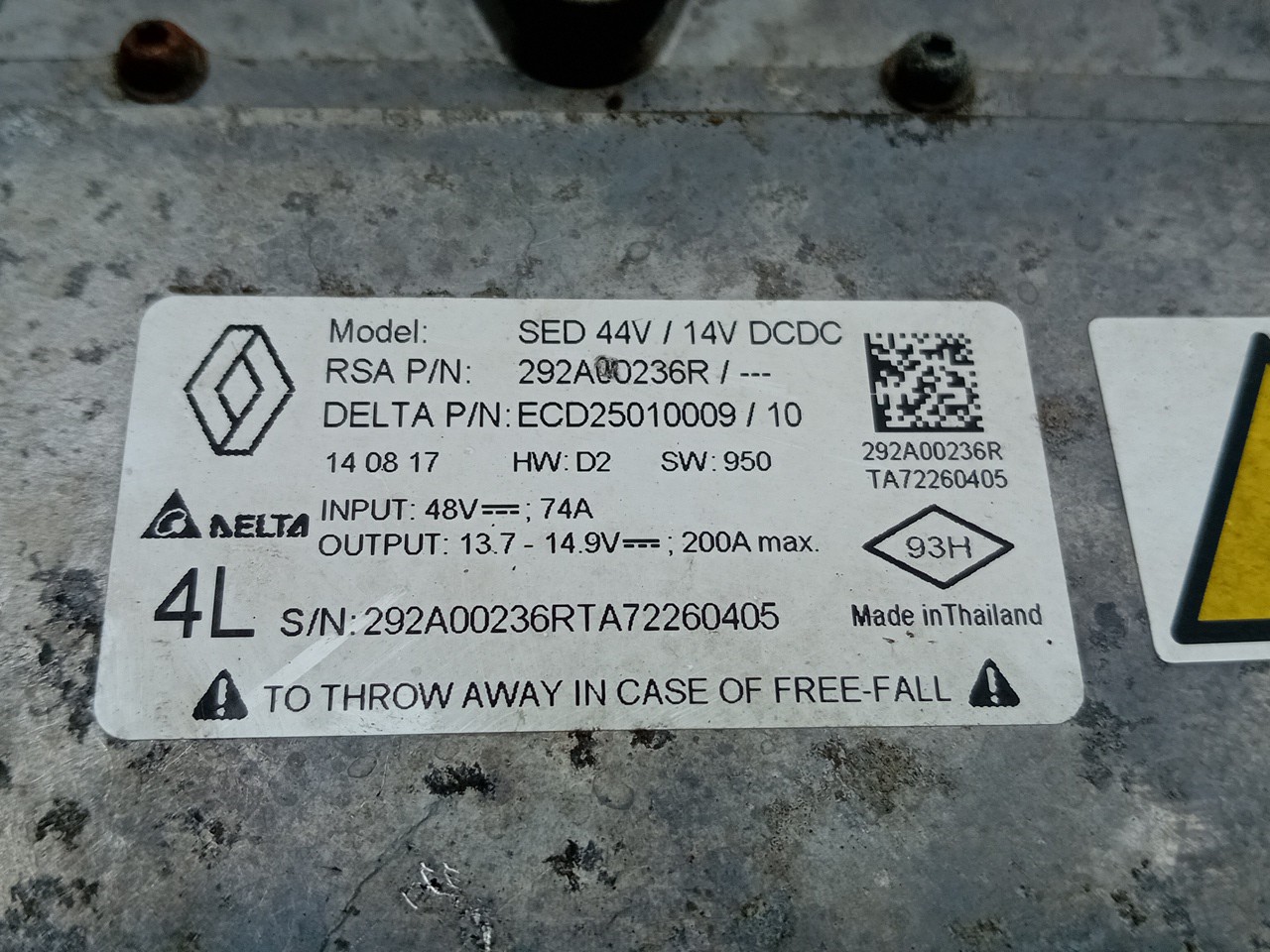 Module générique RENAULT Grand Scénic IV (R9_) Imagem-4