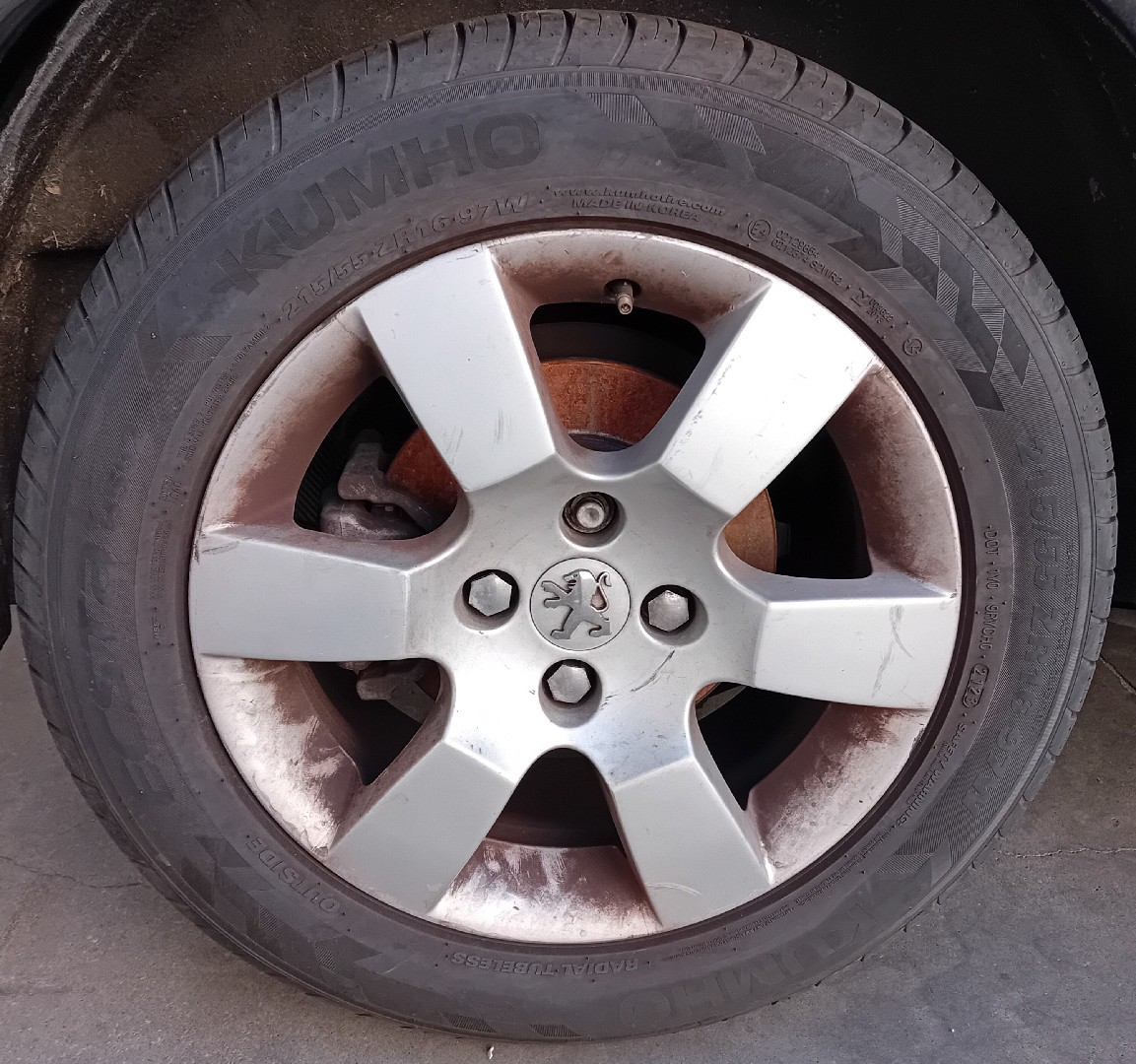 Wheel set PEUGEOT 5008 I (0U_, 0E_) Imagem-2