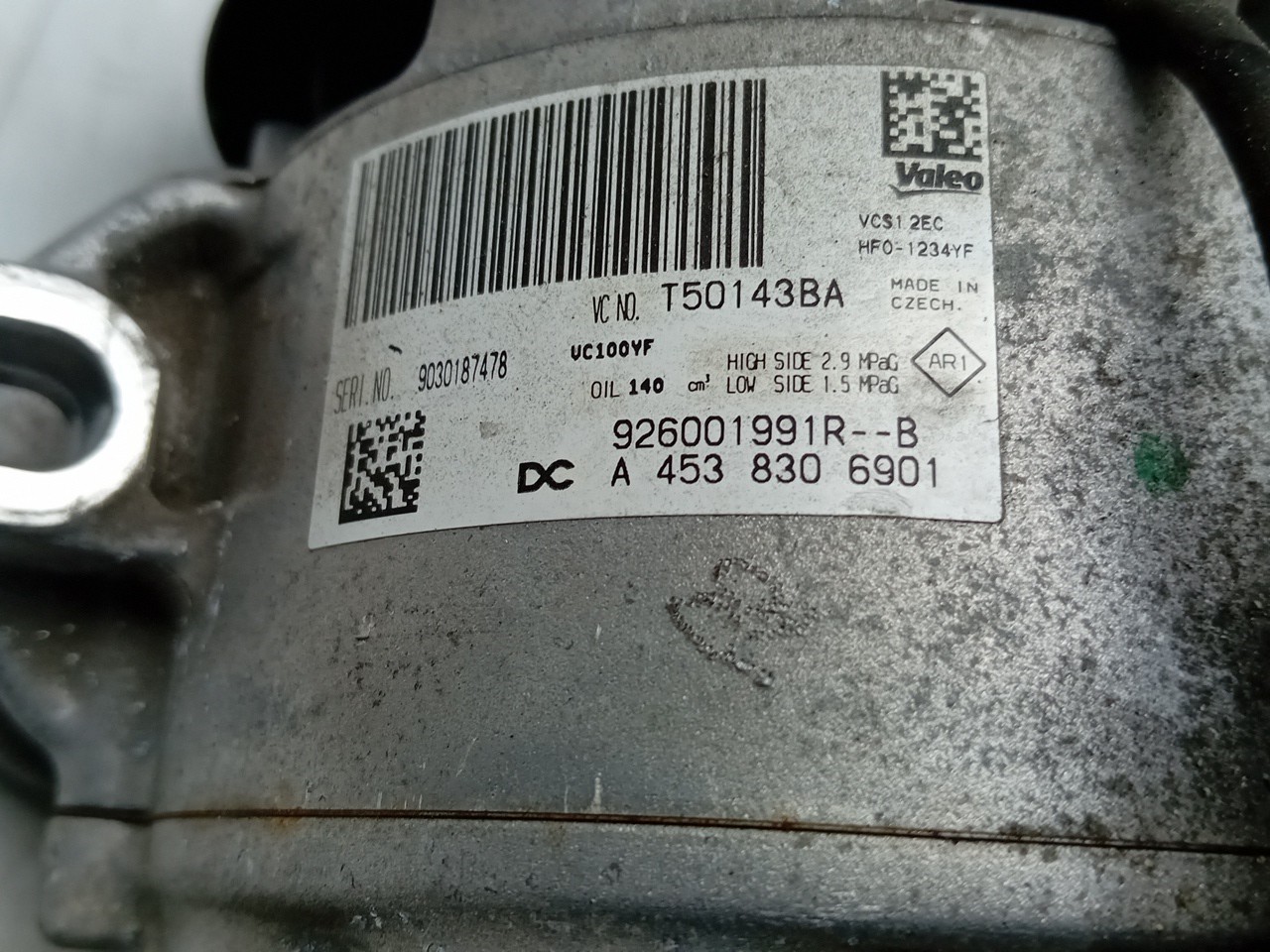 AC compressor RENAULT Twingo III (BCM_) Imagem-4