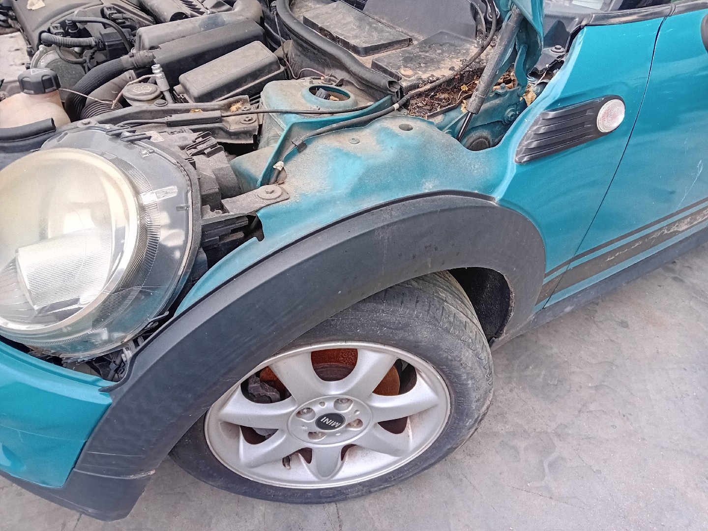 Left fender