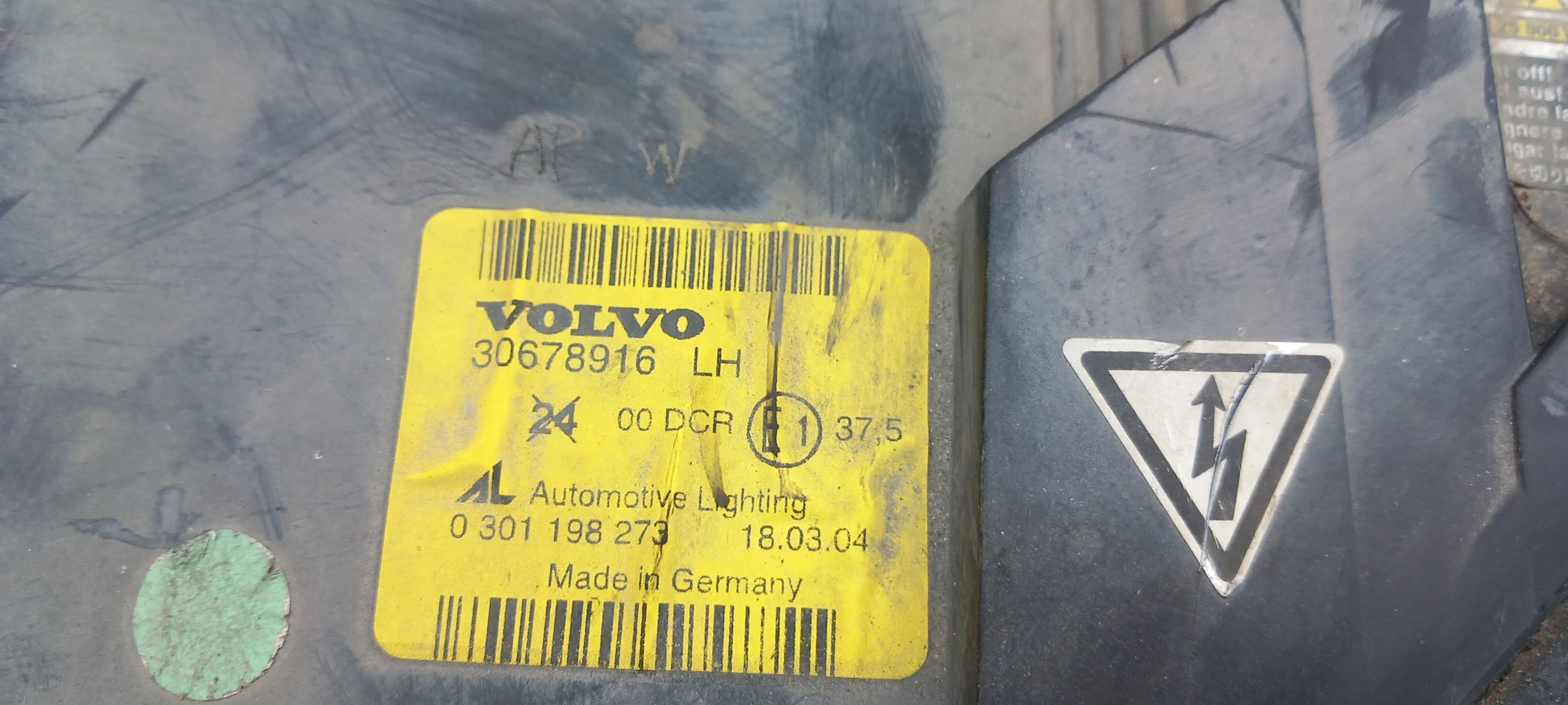 Ótica / farol esquerda VOLVO V50 (MW) Imagem-4