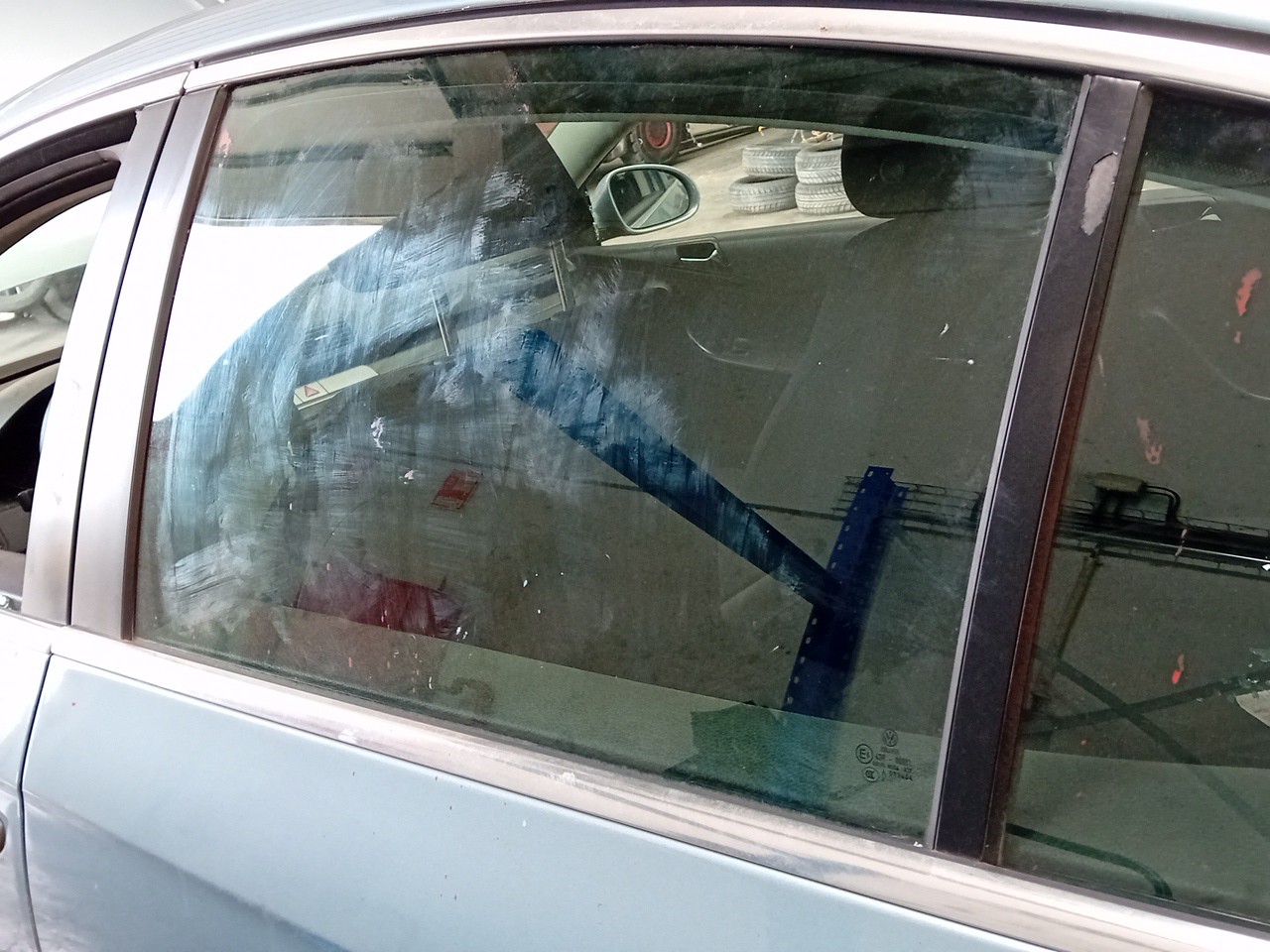 Left rear door glass