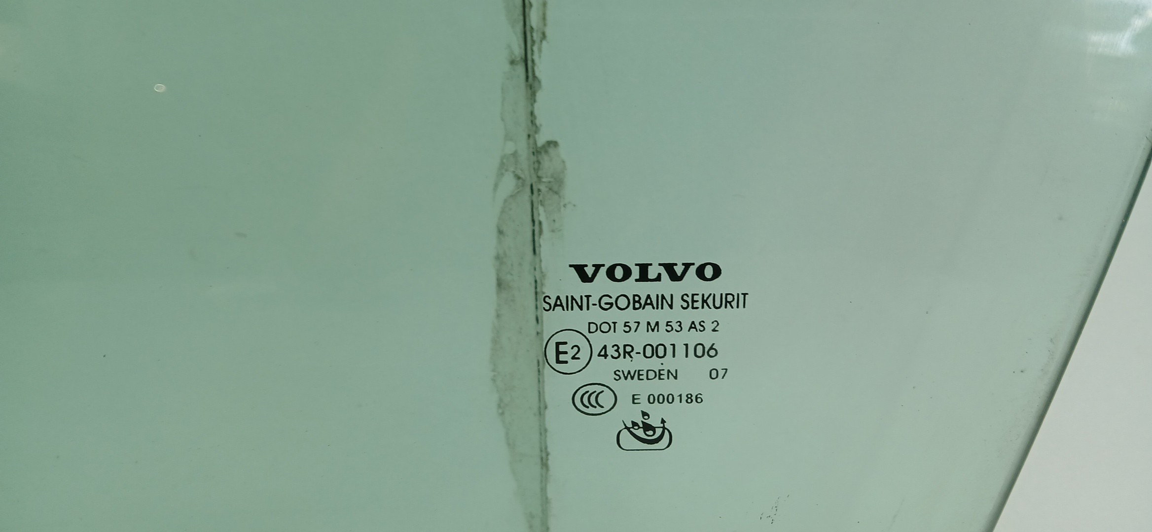 Left front door glass VOLVO S40 II (MS) Imagem-1