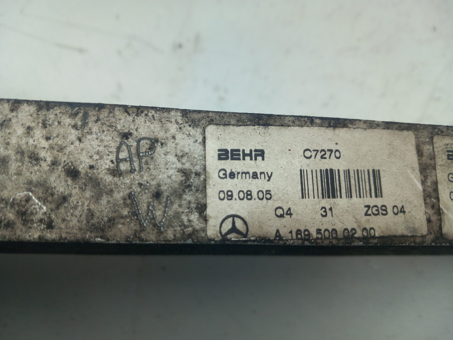 Radiador do óleo MERCEDES-BENZ Classe B (W245) Imagem-3