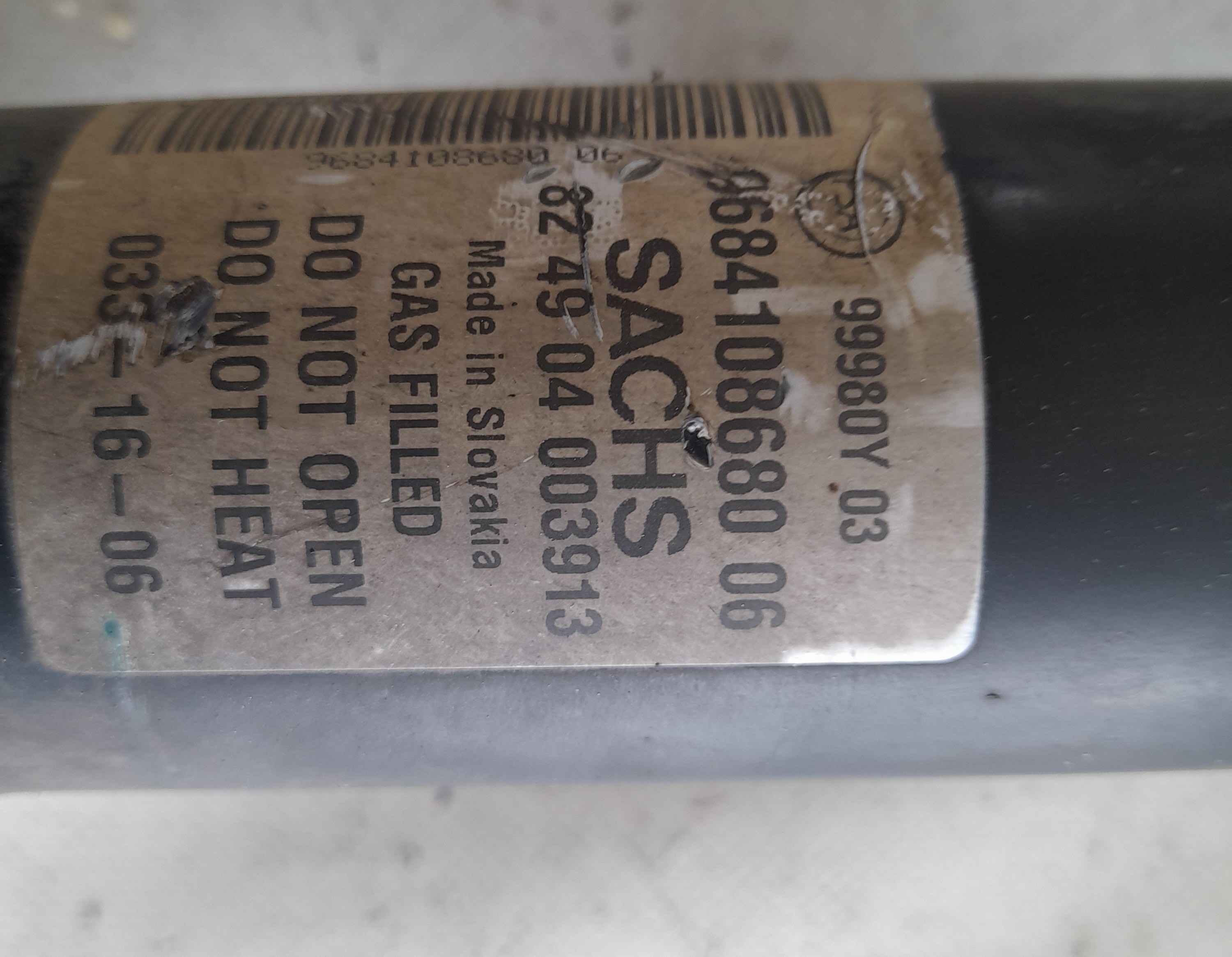 Amortecedor frente esquerdo PEUGEOT Partner II Imagem-1