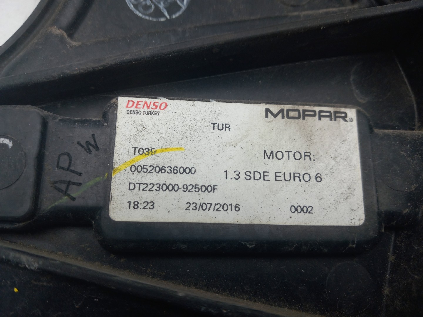 Termoventilador / motoventilador FIAT Tipo Sedan (356_) Imagem-4