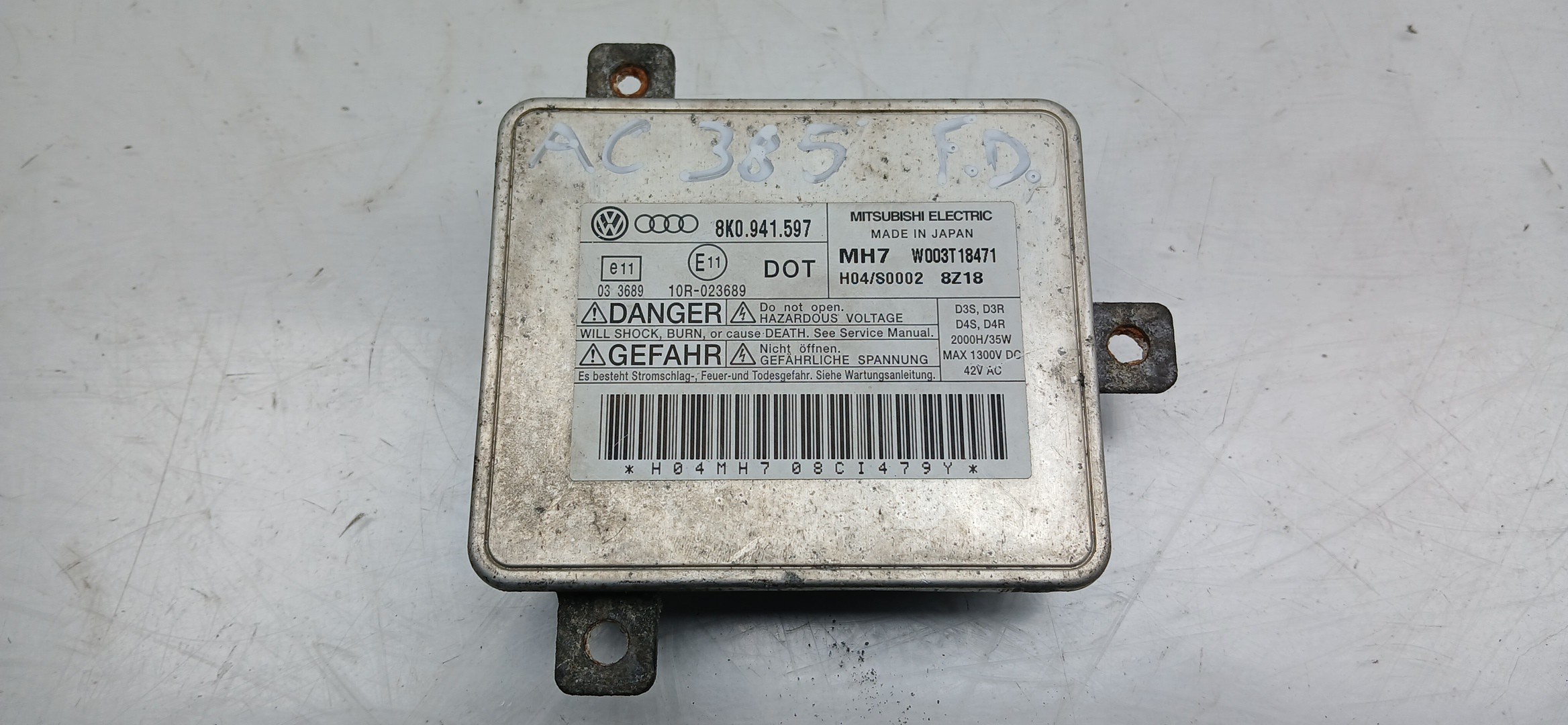 Lighting control unit / Lights ECU AUDI A6 Avant (4F5, C6) Imagem-1