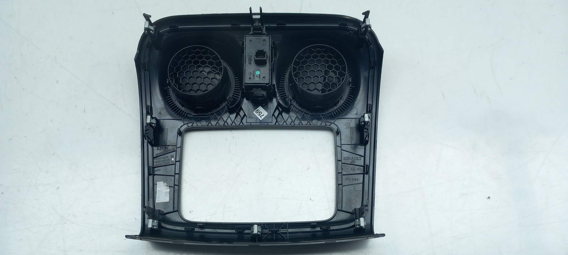 Panneau revêtement console centrale / radio DACIA Sandero II (5S_) Imagem-2