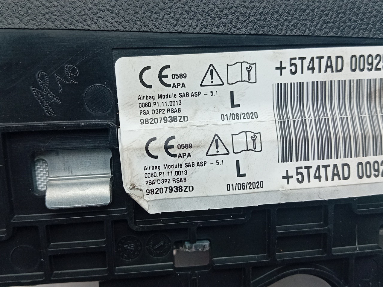 Airbag lateral frente esquerda DS DS3 Crossback Imagem-3