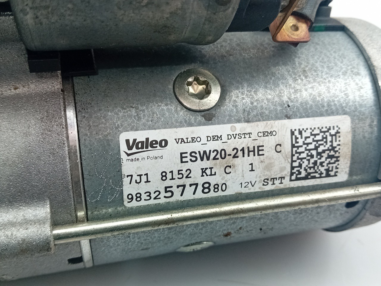 Motor de arranque PEUGEOT 2008 II (U_) Imagem-4