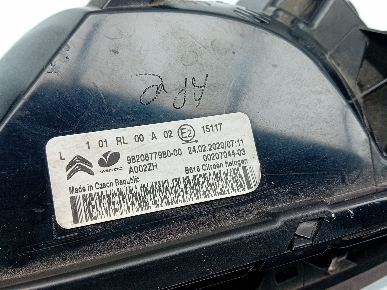 Luz diurna izquierda CITROËN C3 III (SX) Imagem-8