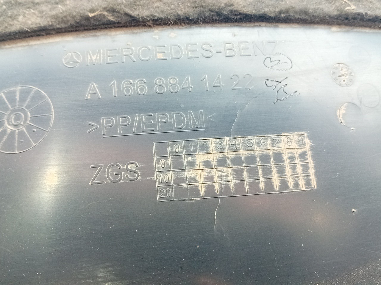 Paso rueda trasero derecho MERCEDES-BENZ Classe M (W166) Imagem-2