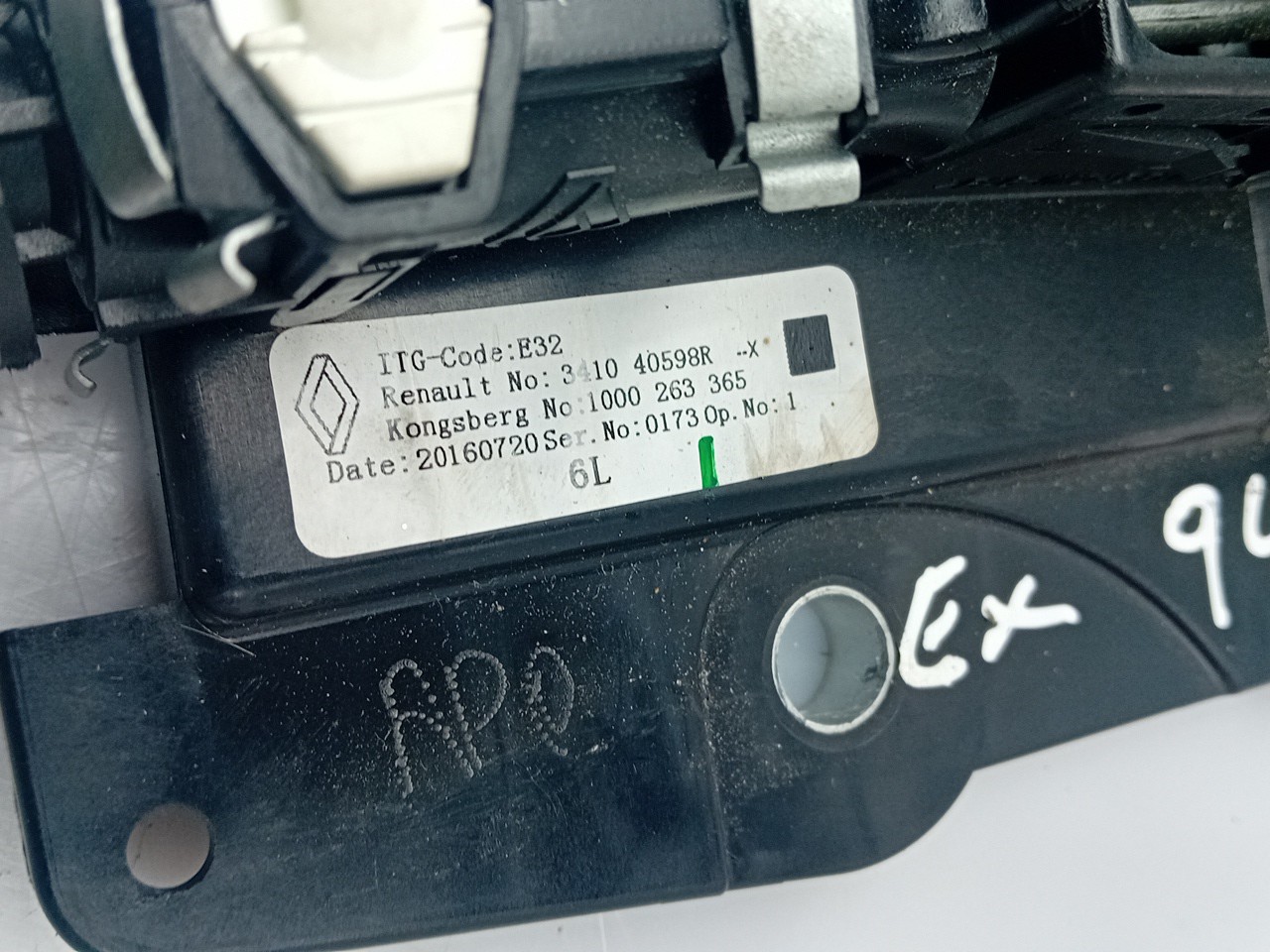 Seletor caixa velocidades RENAULT Zoe (BFM_) Imagem-3