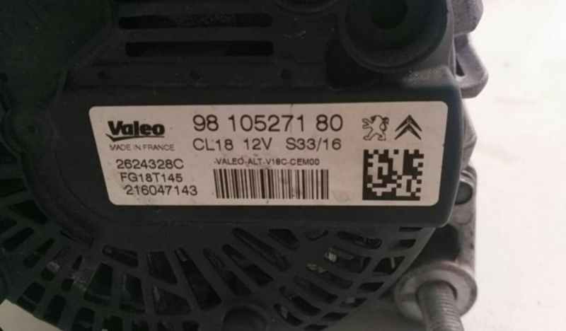 Alternator PEUGEOT 3008 I (0U_) Imagem-1