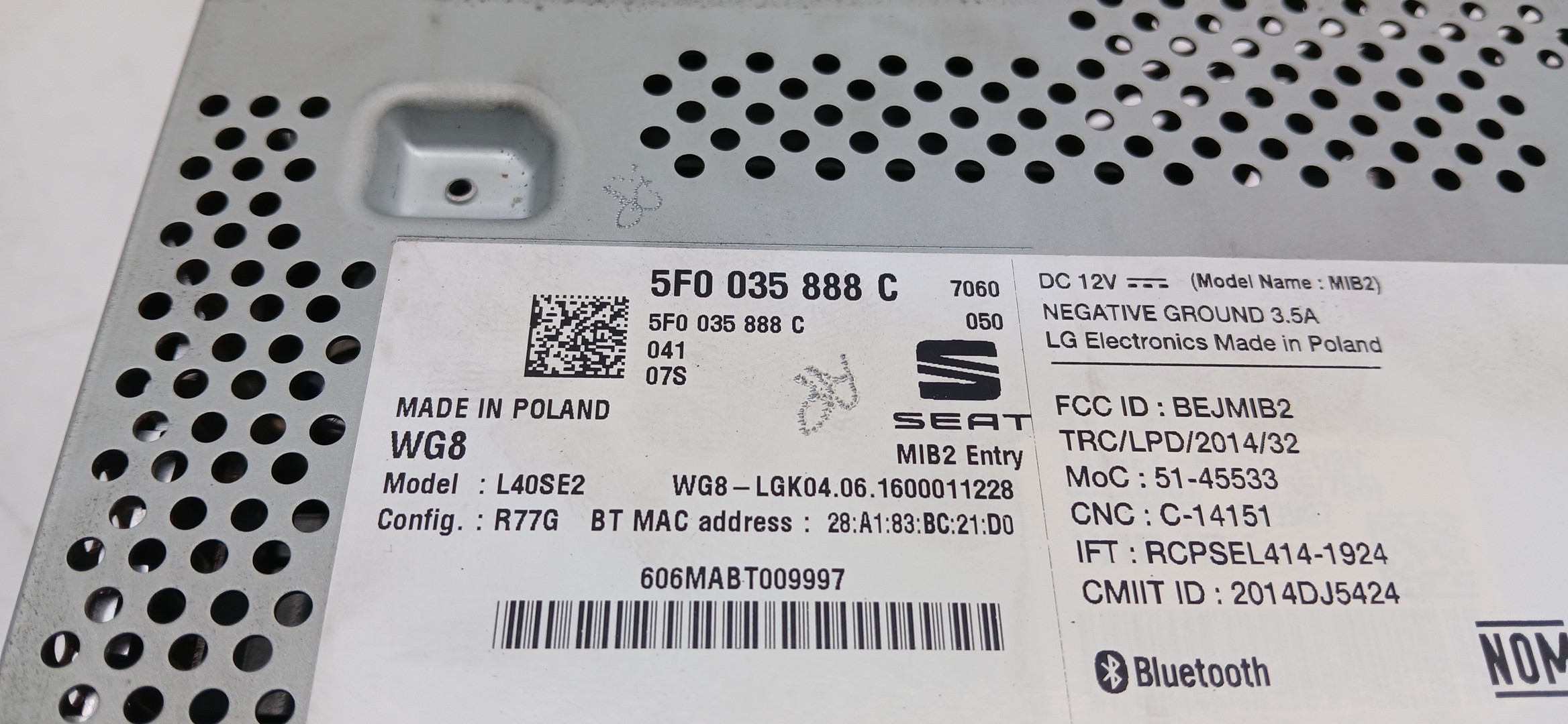 Display Monitor SEAT Leon ST (5F8) Imagem-3