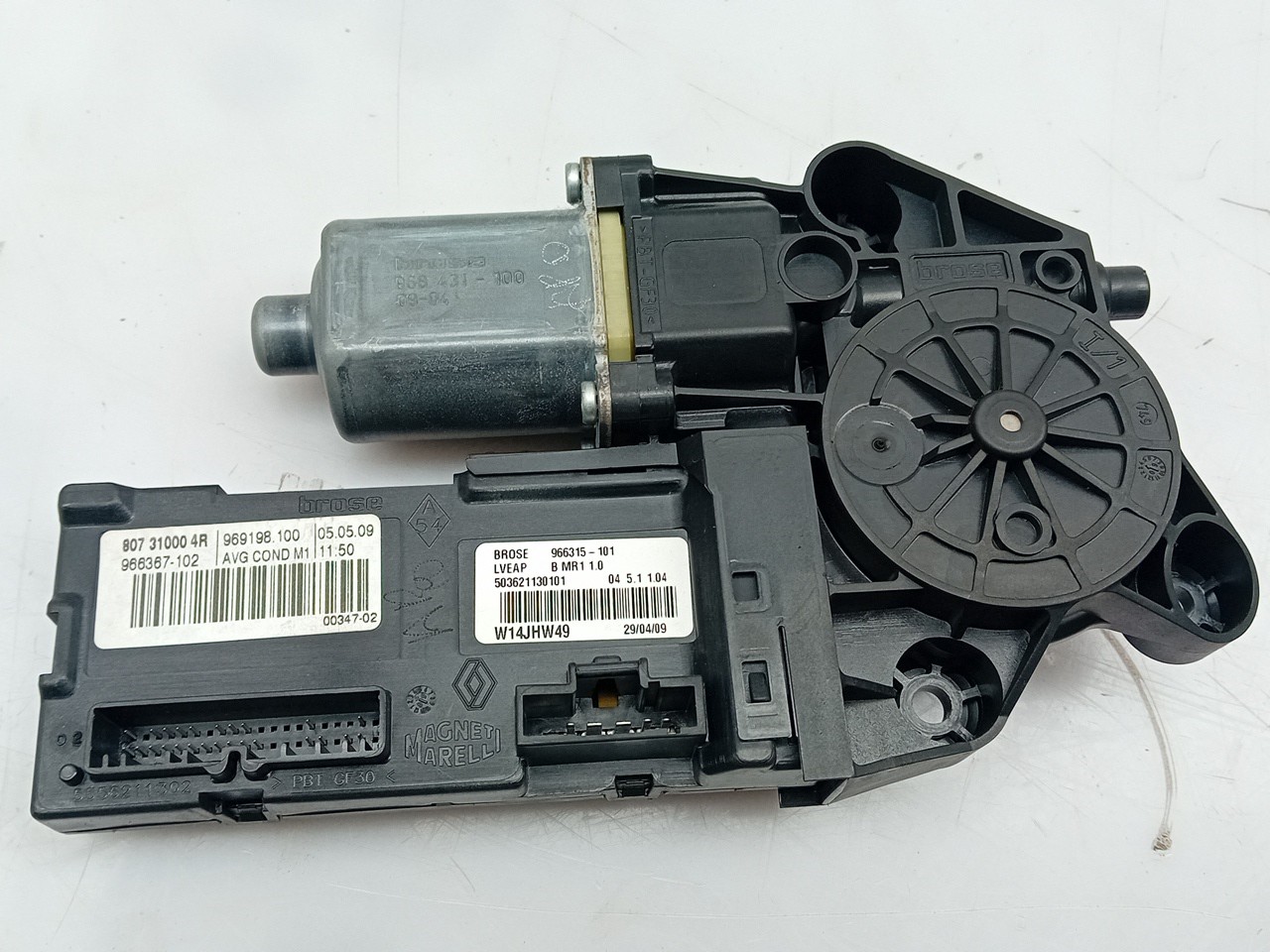 Front Left Window Motor RENAULT Megane III (BZ0_) Imagem-1