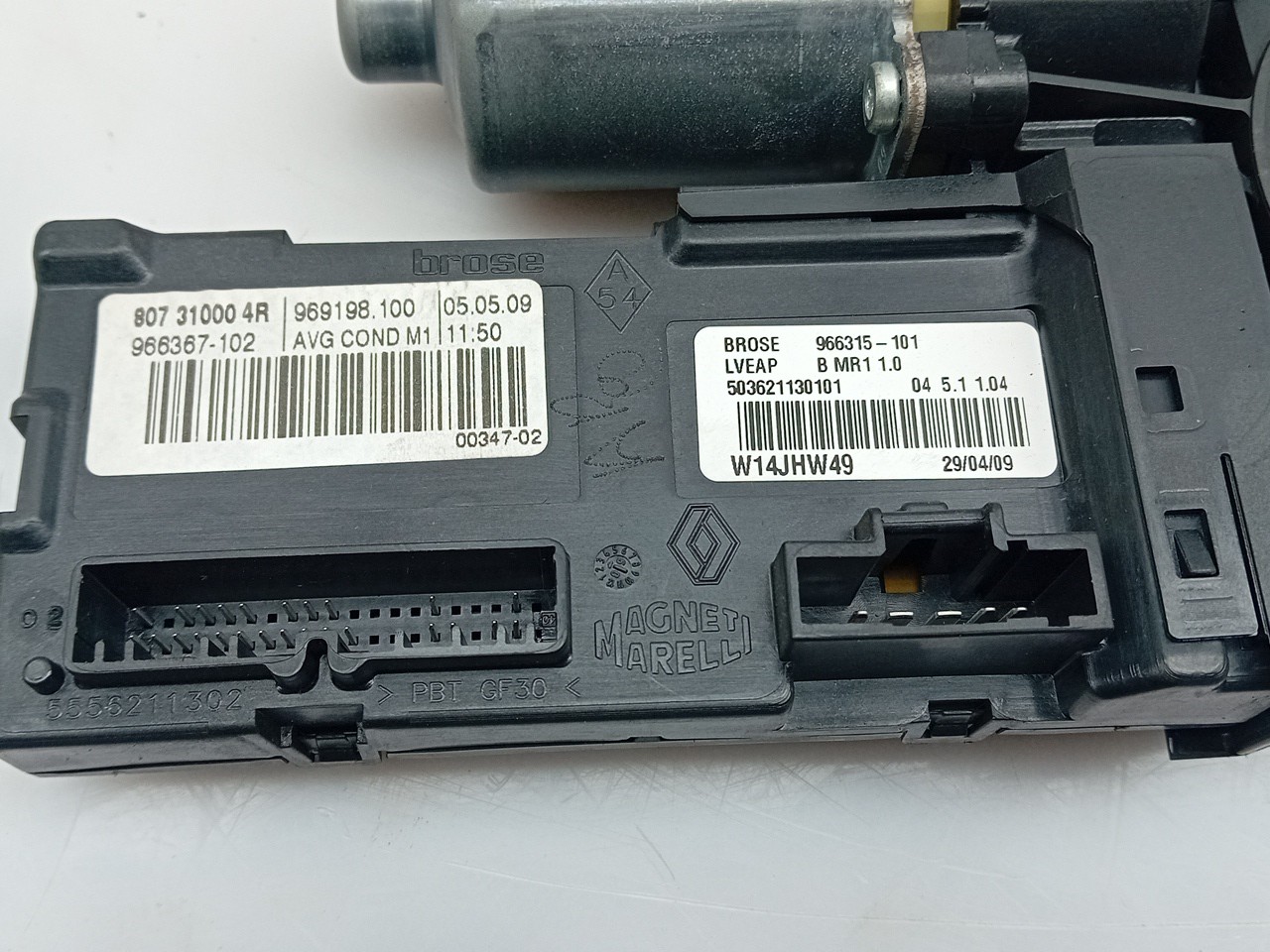 Front Left Window Motor RENAULT Megane III (BZ0_) Imagem-2