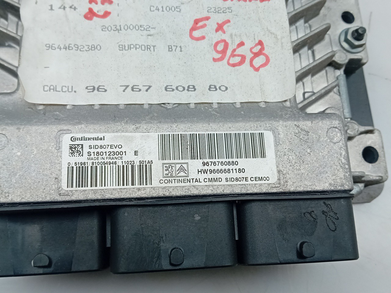 Calculateur /  Unité de contrôle moteur CITROËN C4 II (B7) Imagem-3