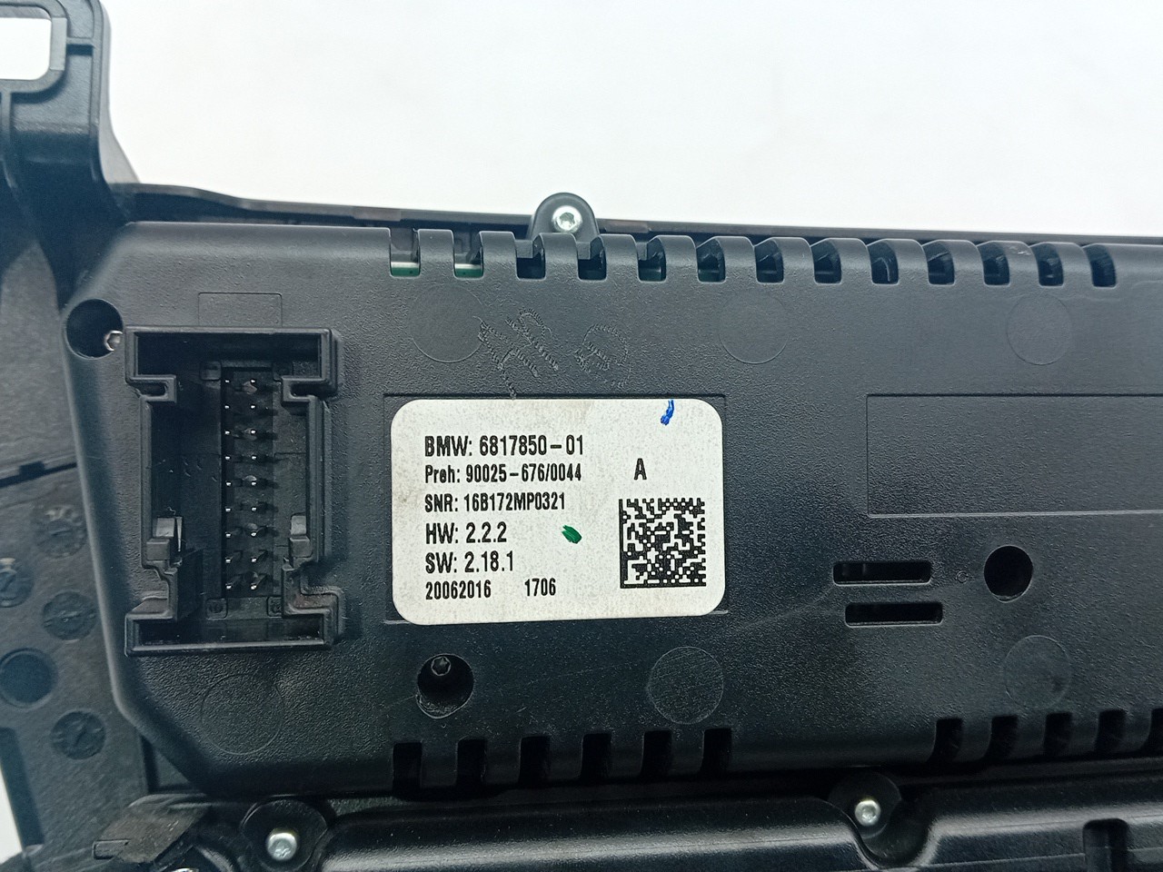 Botón / interruptor de aire acondicionado BMW X5 (F15, F85) Imagem-3
