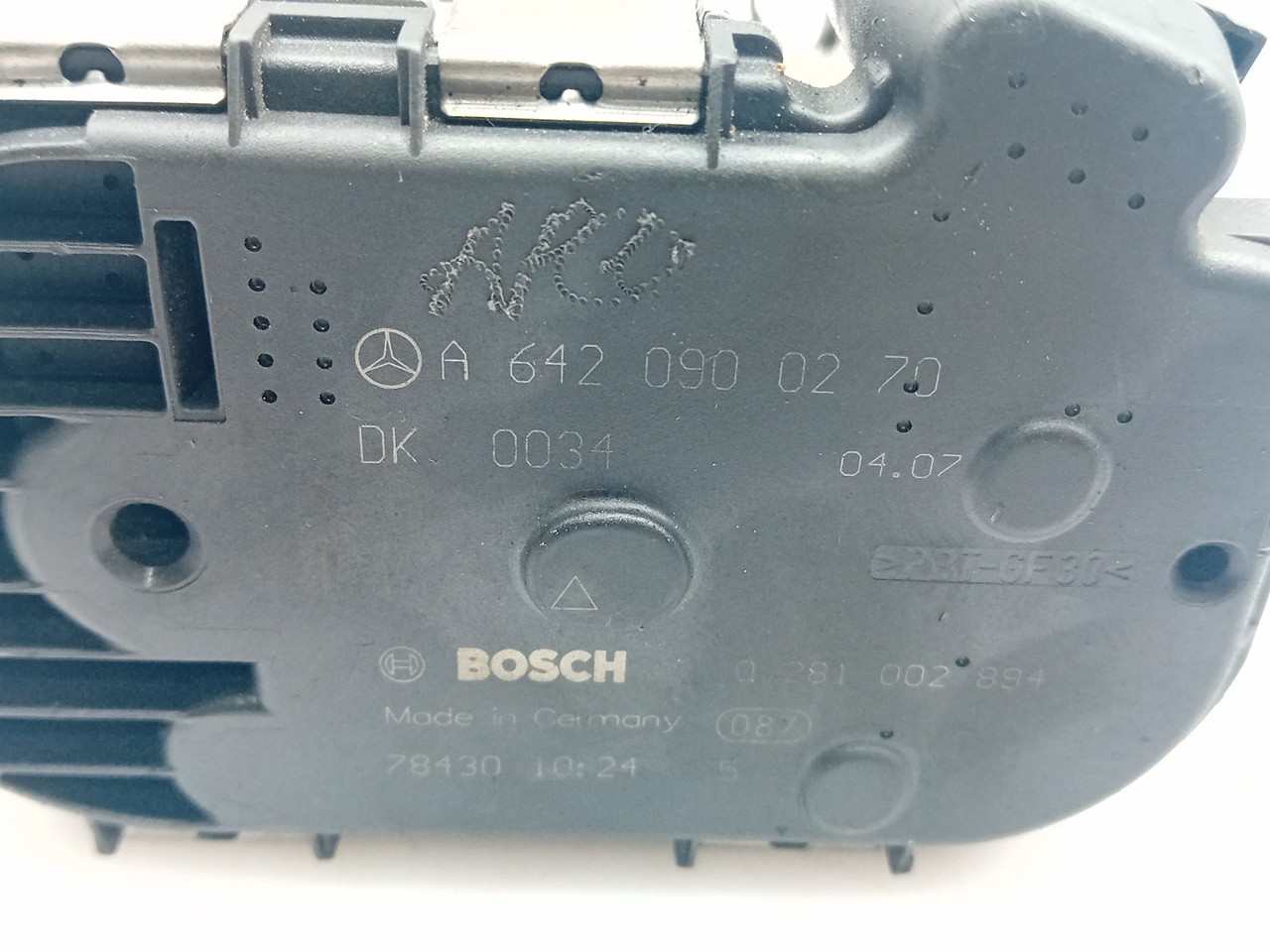 Throttle body MERCEDES-BENZ Classe S (W221) Imagem-3