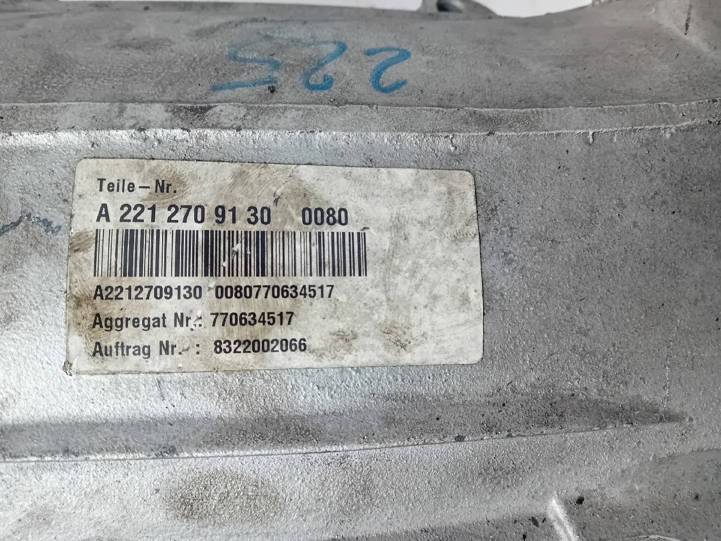 Automatic gearbox MERCEDES-BENZ Classe S (W221) Imagem-5
