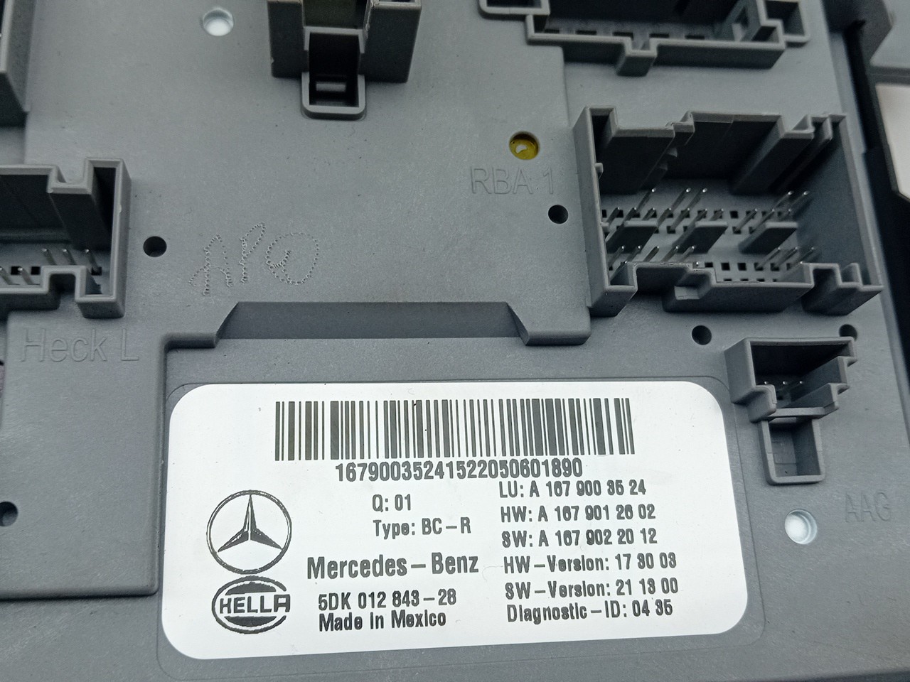 Módulo genérico MERCEDES-BENZ GLE (V167) Imagem-2