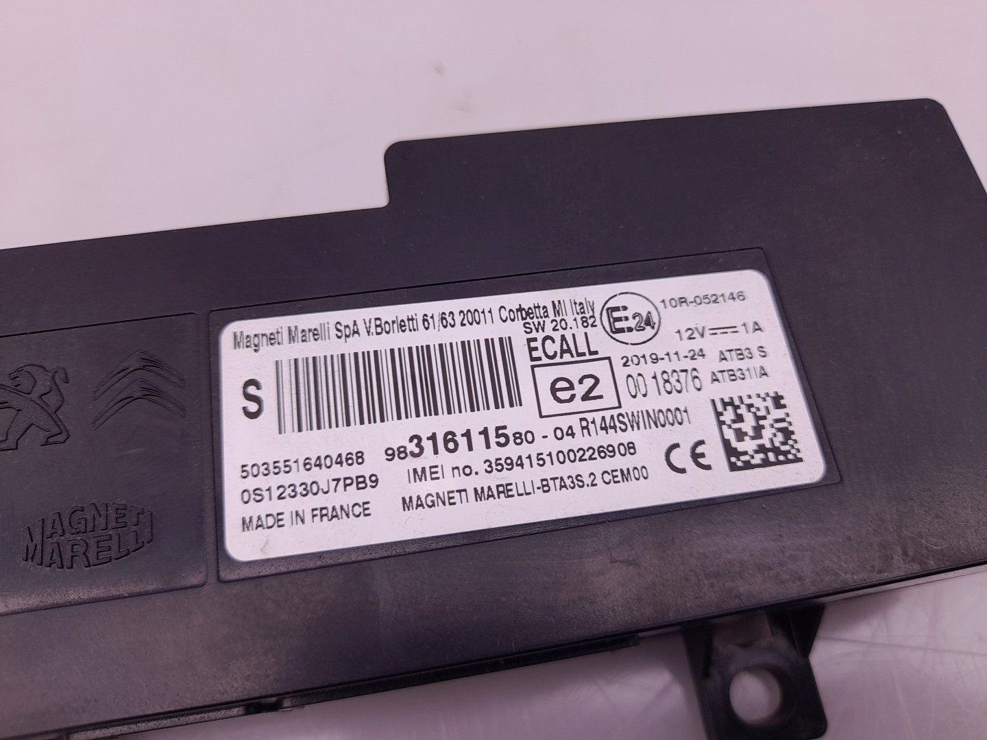 Bluetooth Unit Module CITROËN Berlingo (K9) Imagem-2