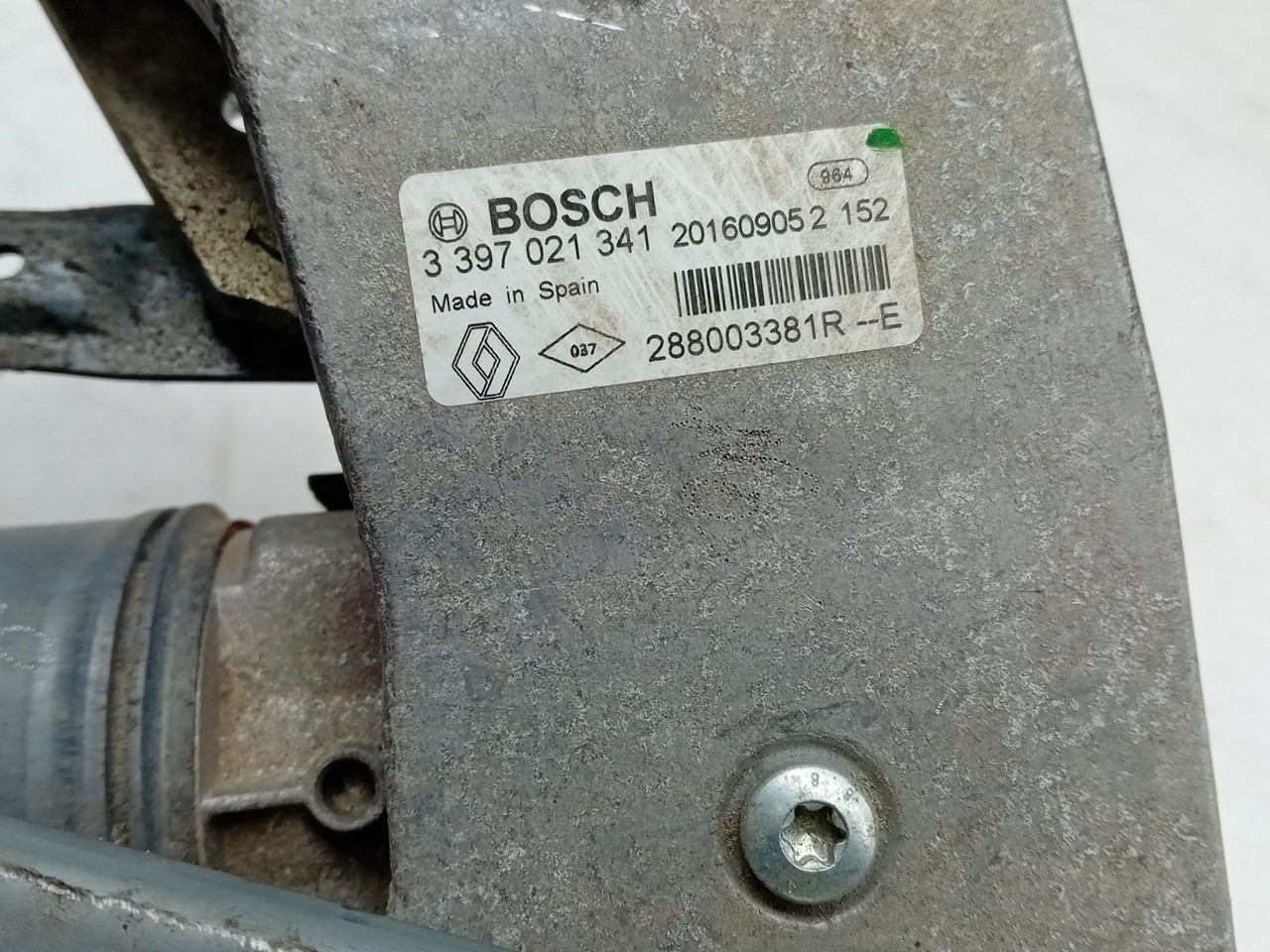 Front Wiper Motor RENAULT Zoe (BFM_) Imagem-3