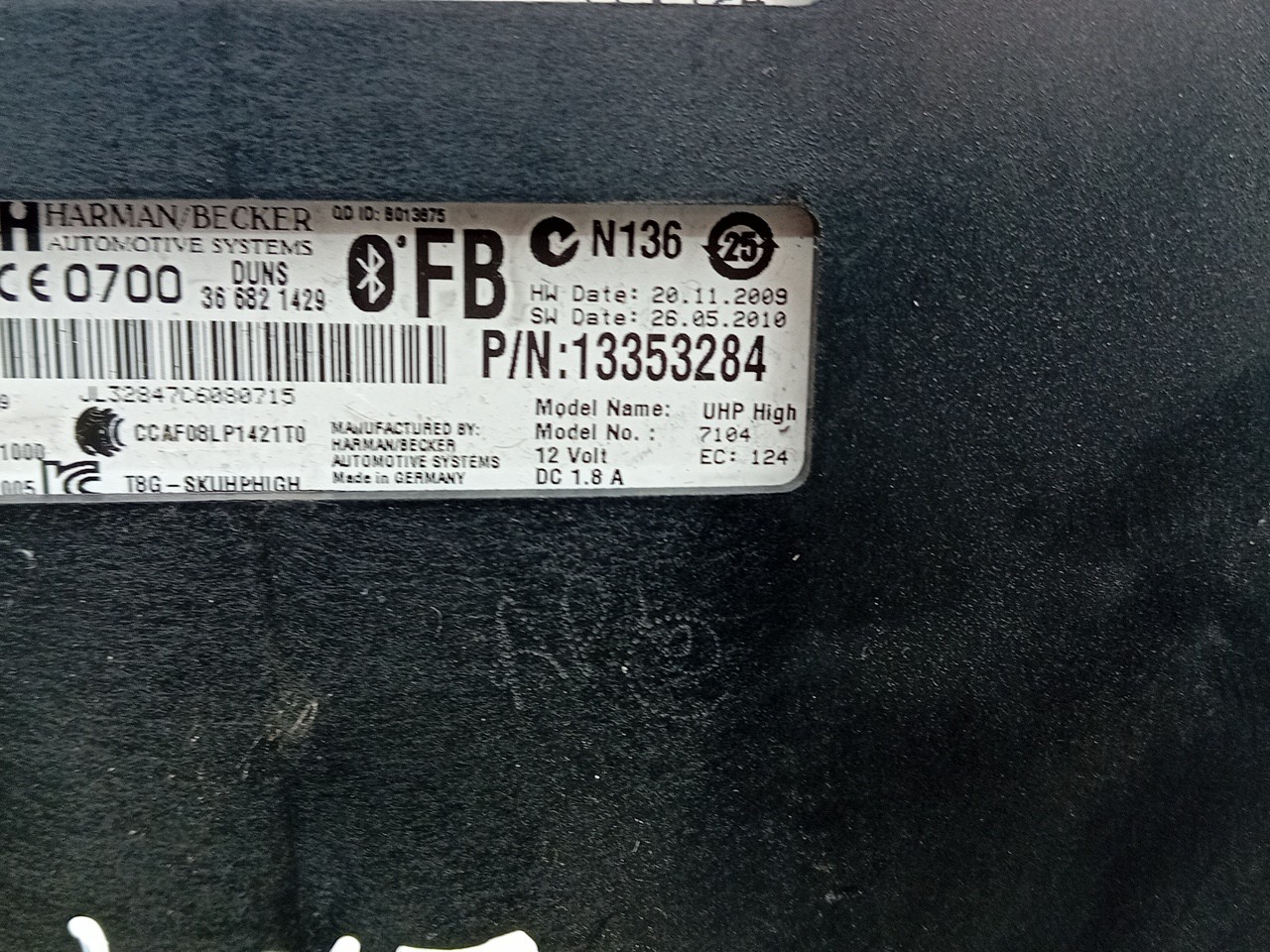 Módulo bluetooth OPEL Insignia A (G09) Imagem-3
