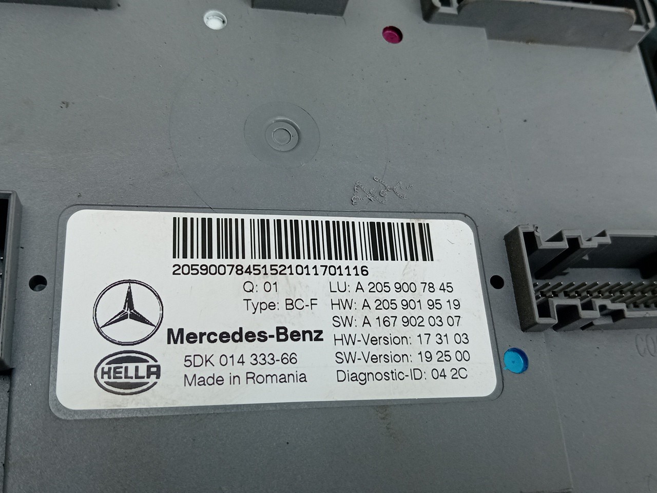 Generic Unit Module MERCEDES-BENZ GLC (X253) Imagem-2