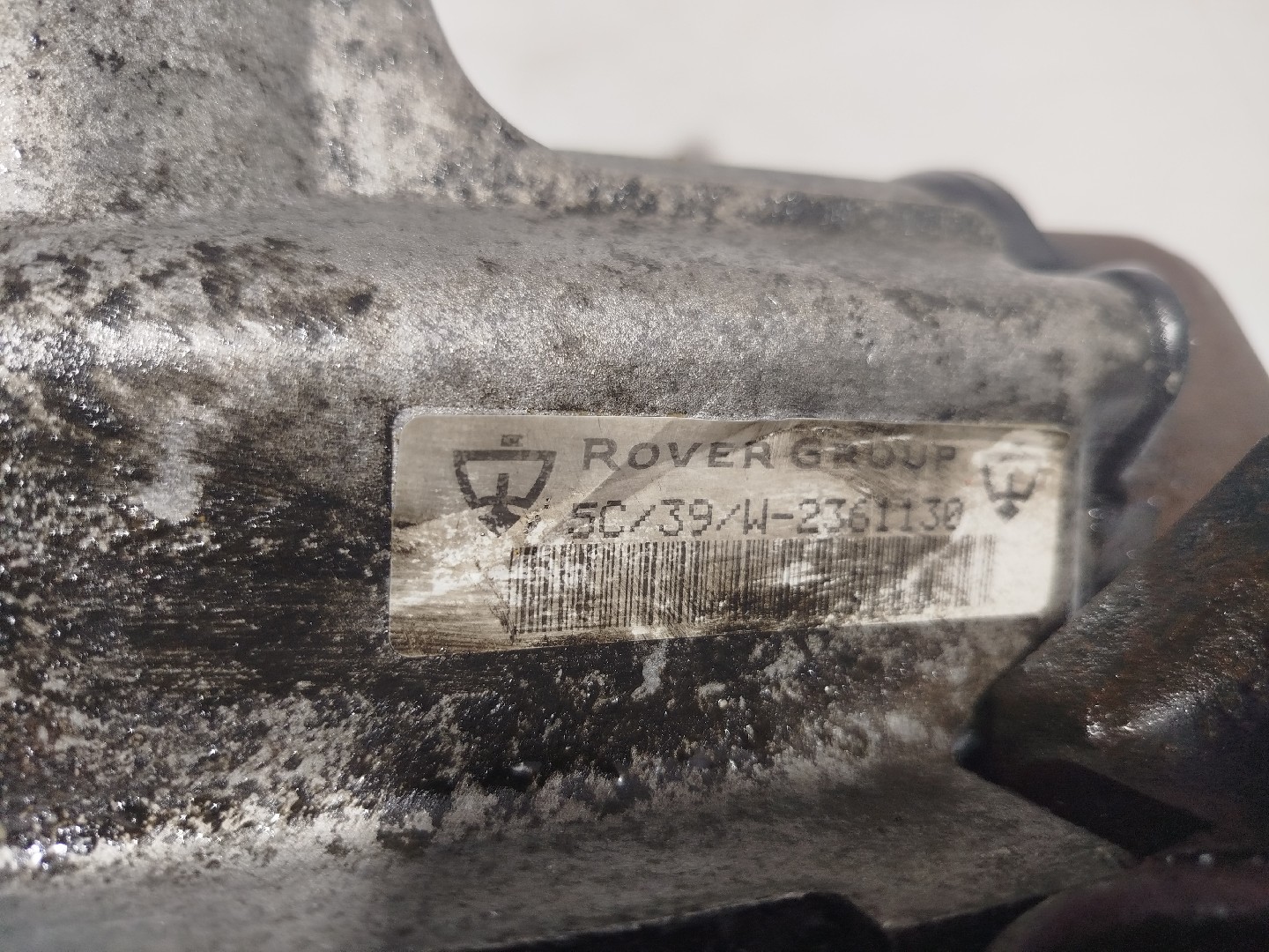 Caixa de velocidades manual ROVER 200 Hatch (XW) Imagem-3