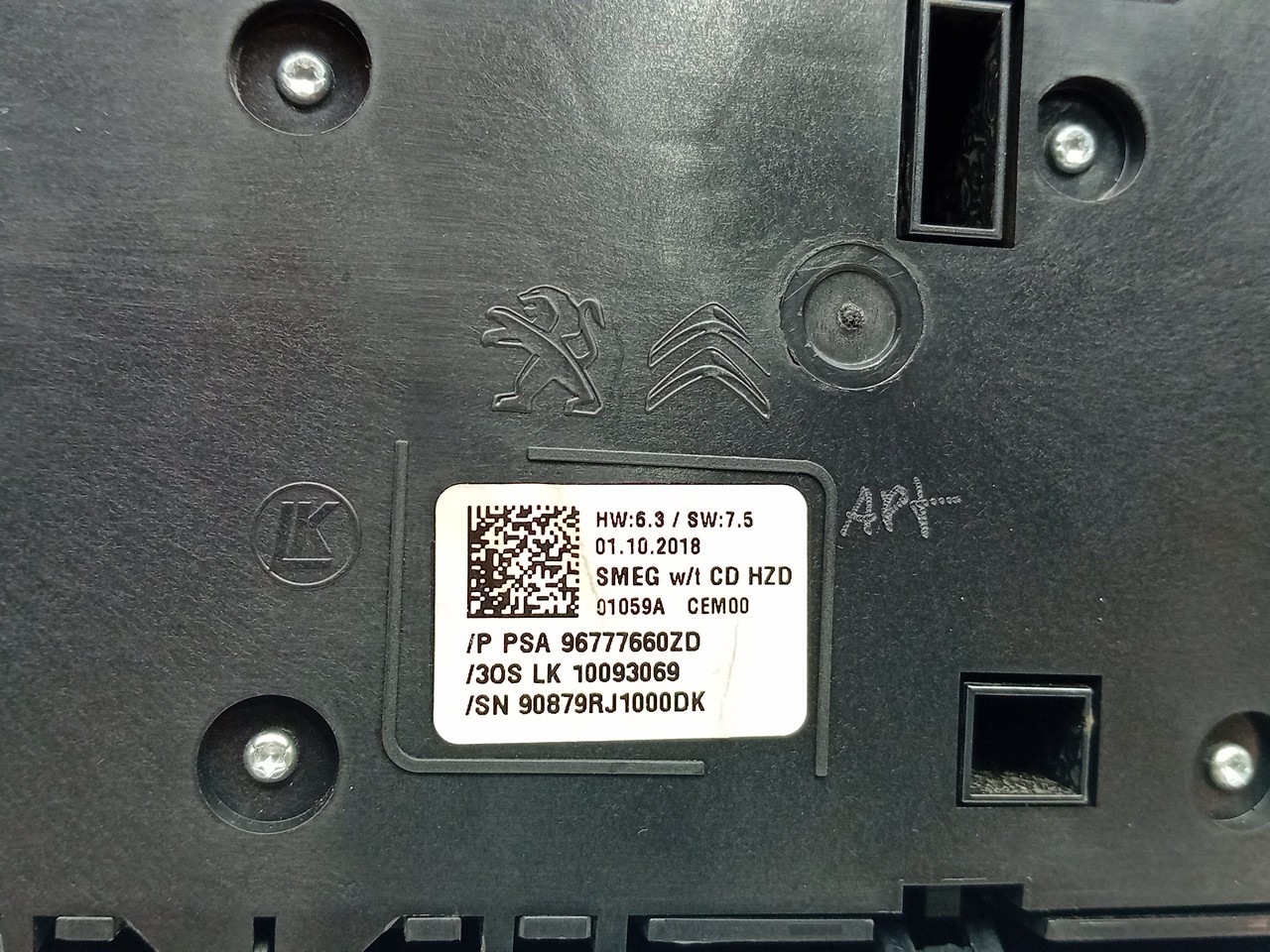 Commande radio PEUGEOT 308 II Imagem-3