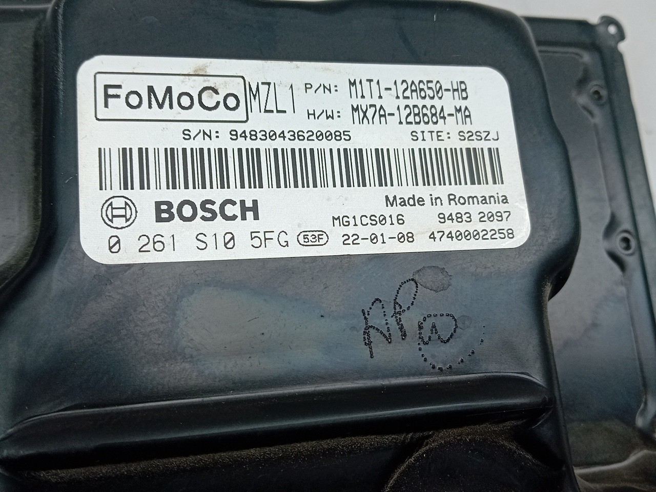 Calculateur /  Unité de contrôle moteur FORD Puma (J2K, CF7) Imagem-3