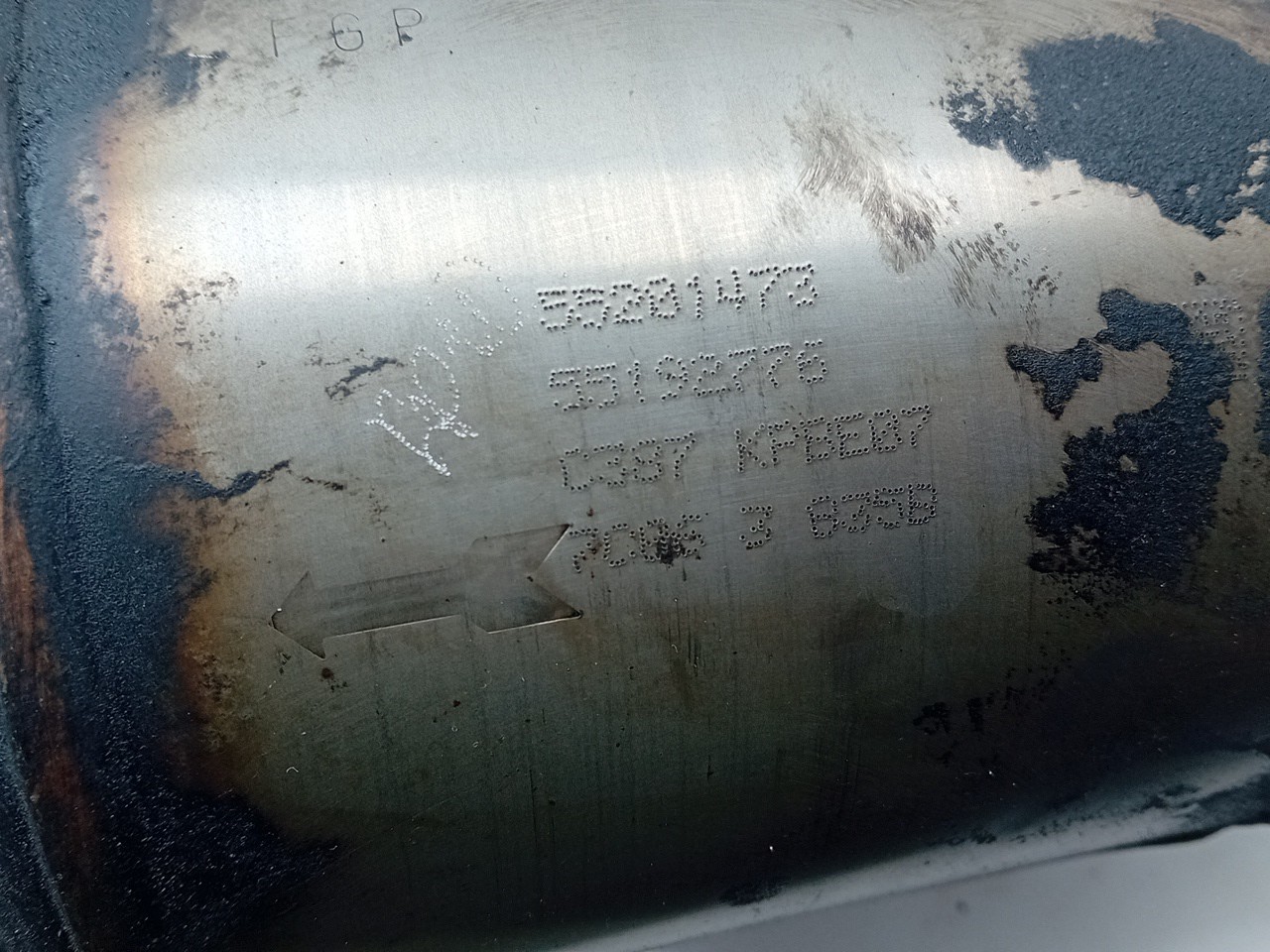 Catalizzatore / filtro antiparticolato OPEL Astra H Caravan (L35) Imagem-2