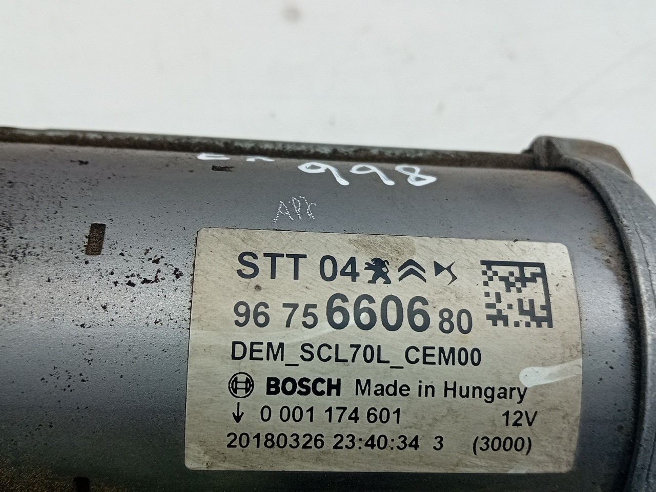 Starter Motor PEUGEOT 308 SW II Van (LC_) Imagem-3