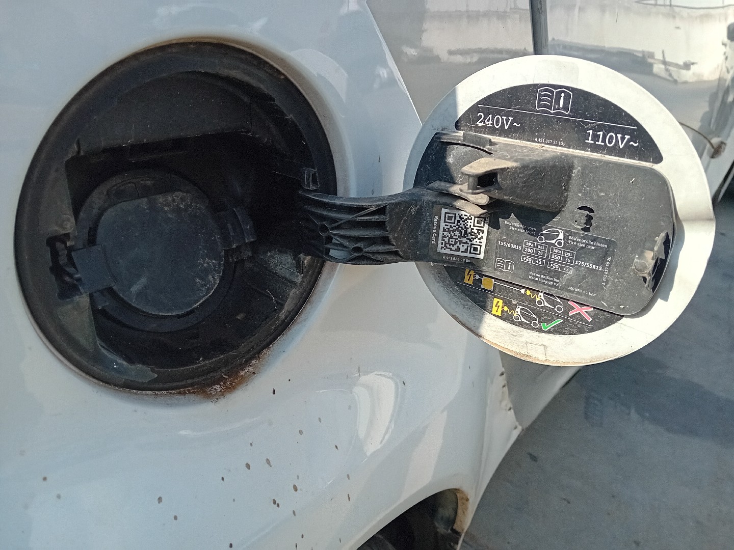 Tapa batería SMART ForTwo Cabrio (451) Imagem-1
