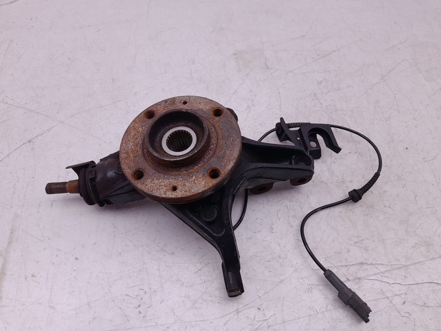 Left front steering knuckle
