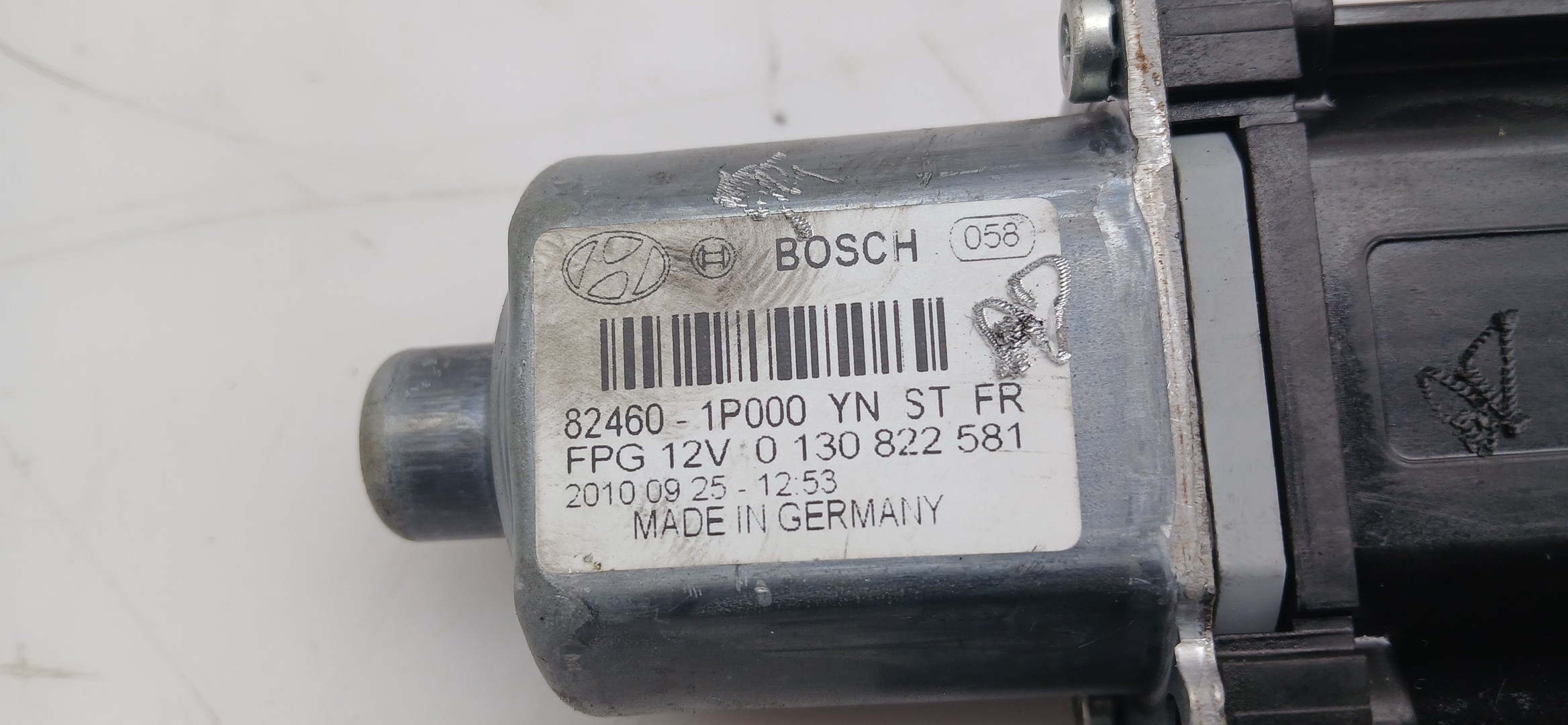 Front Right Door Window Regulator Motor KIA Venga (YN) Imagem-3