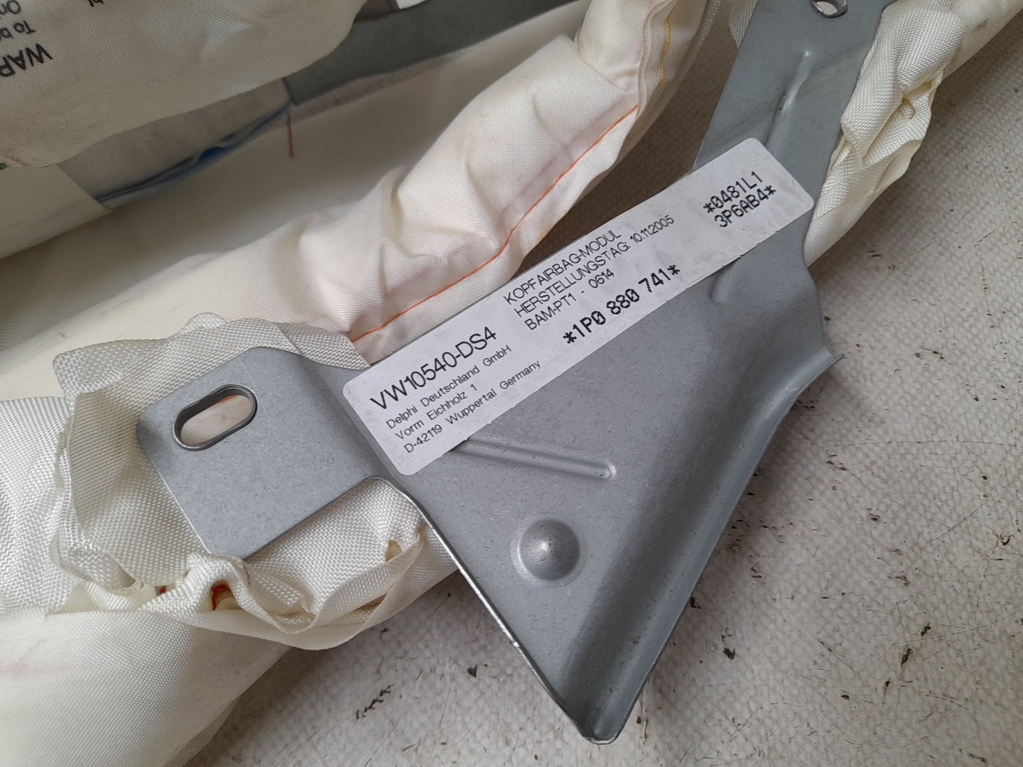 Left Curtain Airbag SEAT Leon (1P1) Imagem-1
