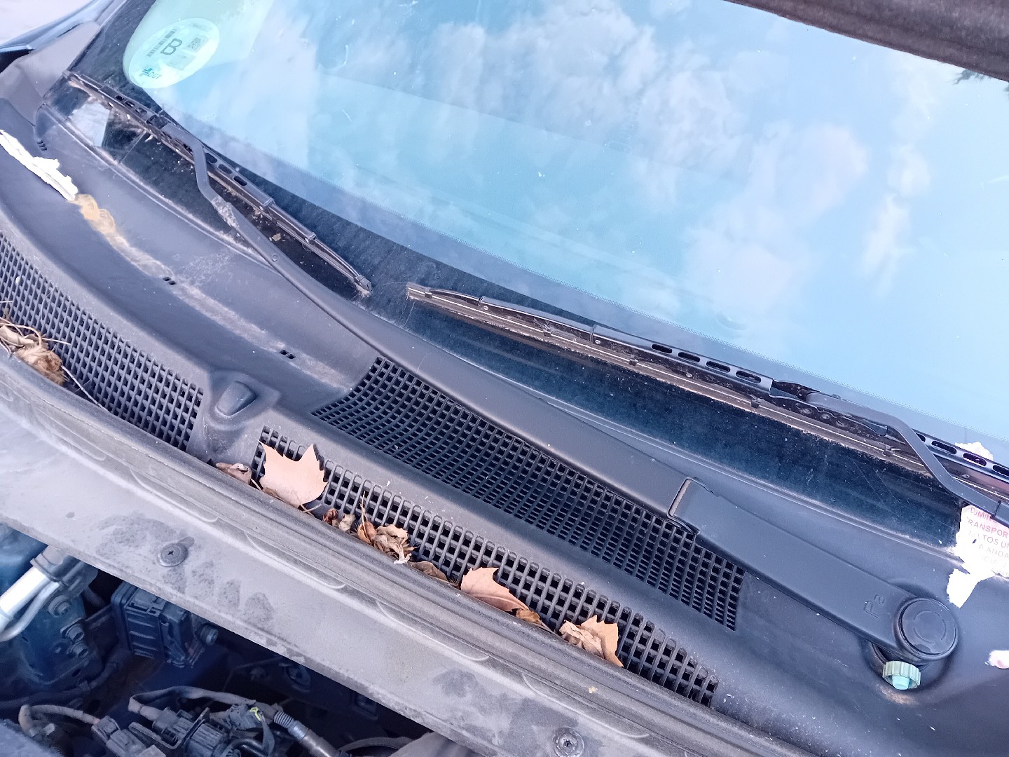 Windscreen wiper arm Left front