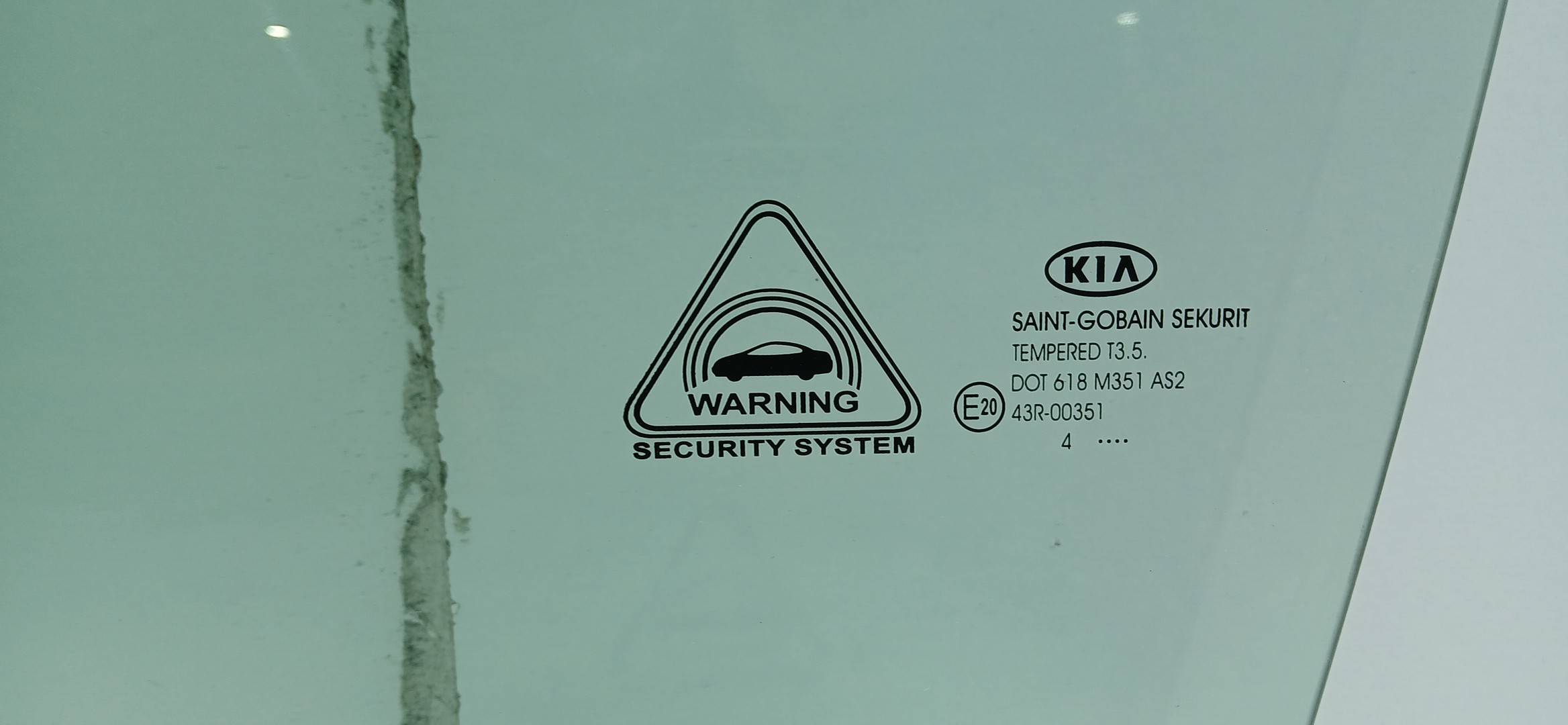 Left front door glass KIA Sportage (SL) Imagem-1