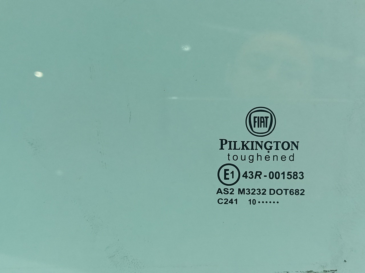 Left front door glass FIAT 500 C (312_) Imagem-1