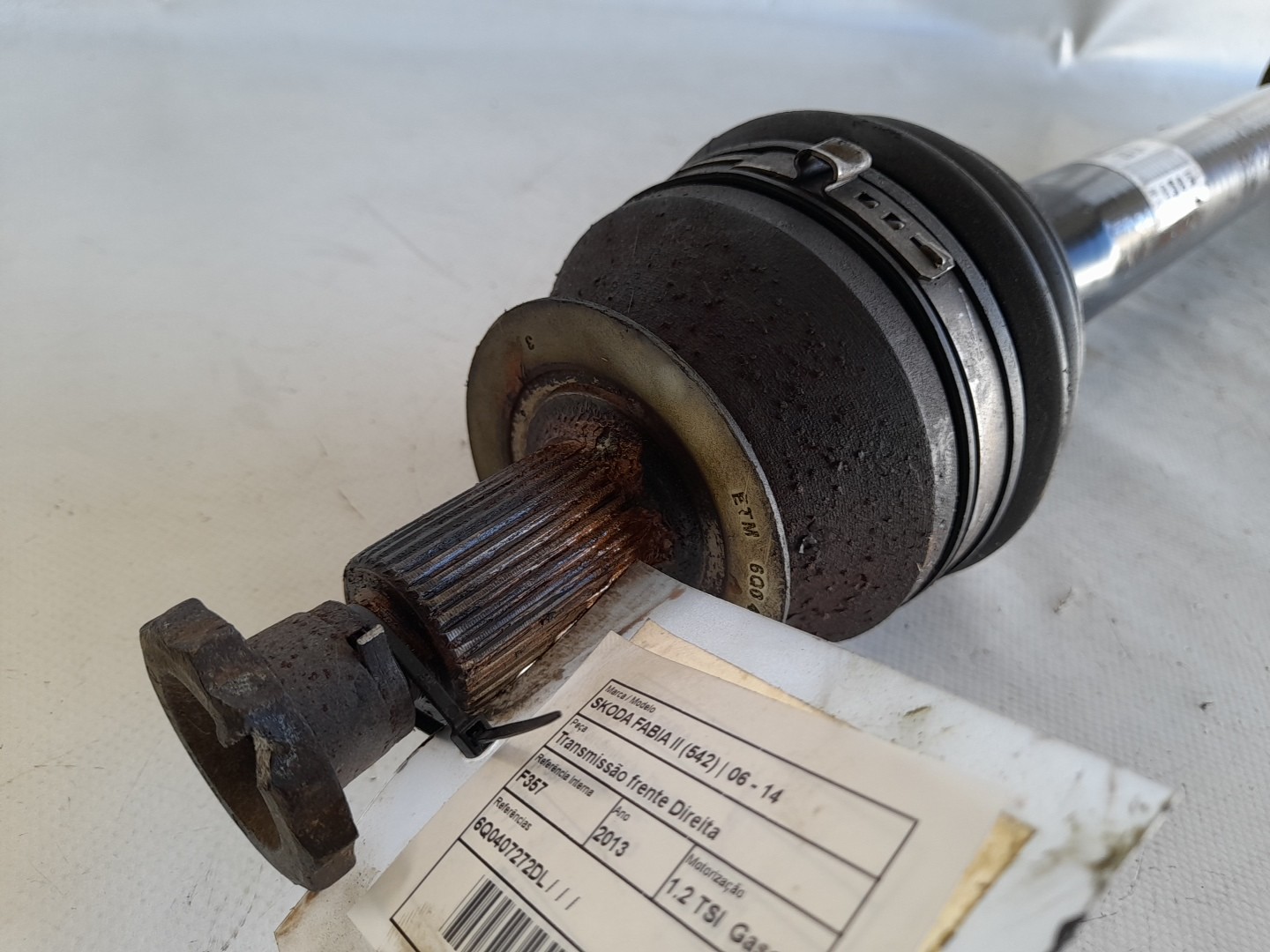 Right front driveshaft SKODA Fabia II Hatchback (542, 5J) Imagem-1