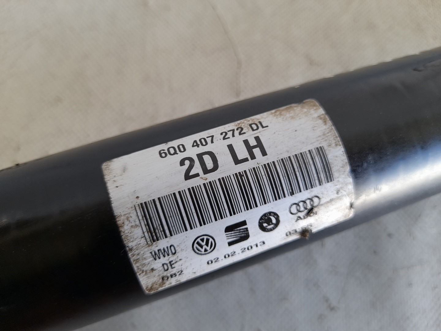 Right front driveshaft SKODA Fabia II Hatchback (542, 5J) Imagem-3