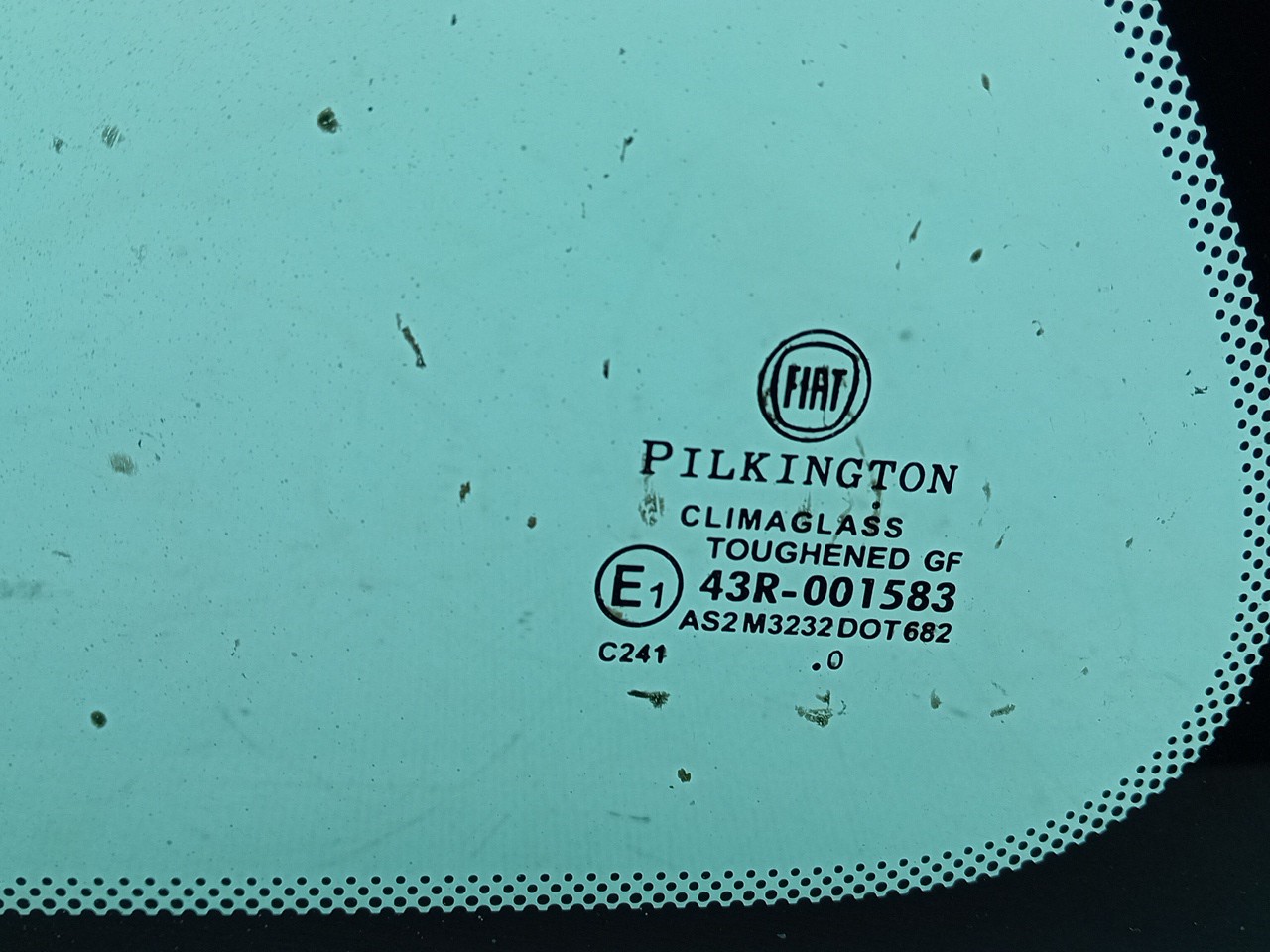 Left rear quarter glass FIAT 500 C (312_) Imagem-4