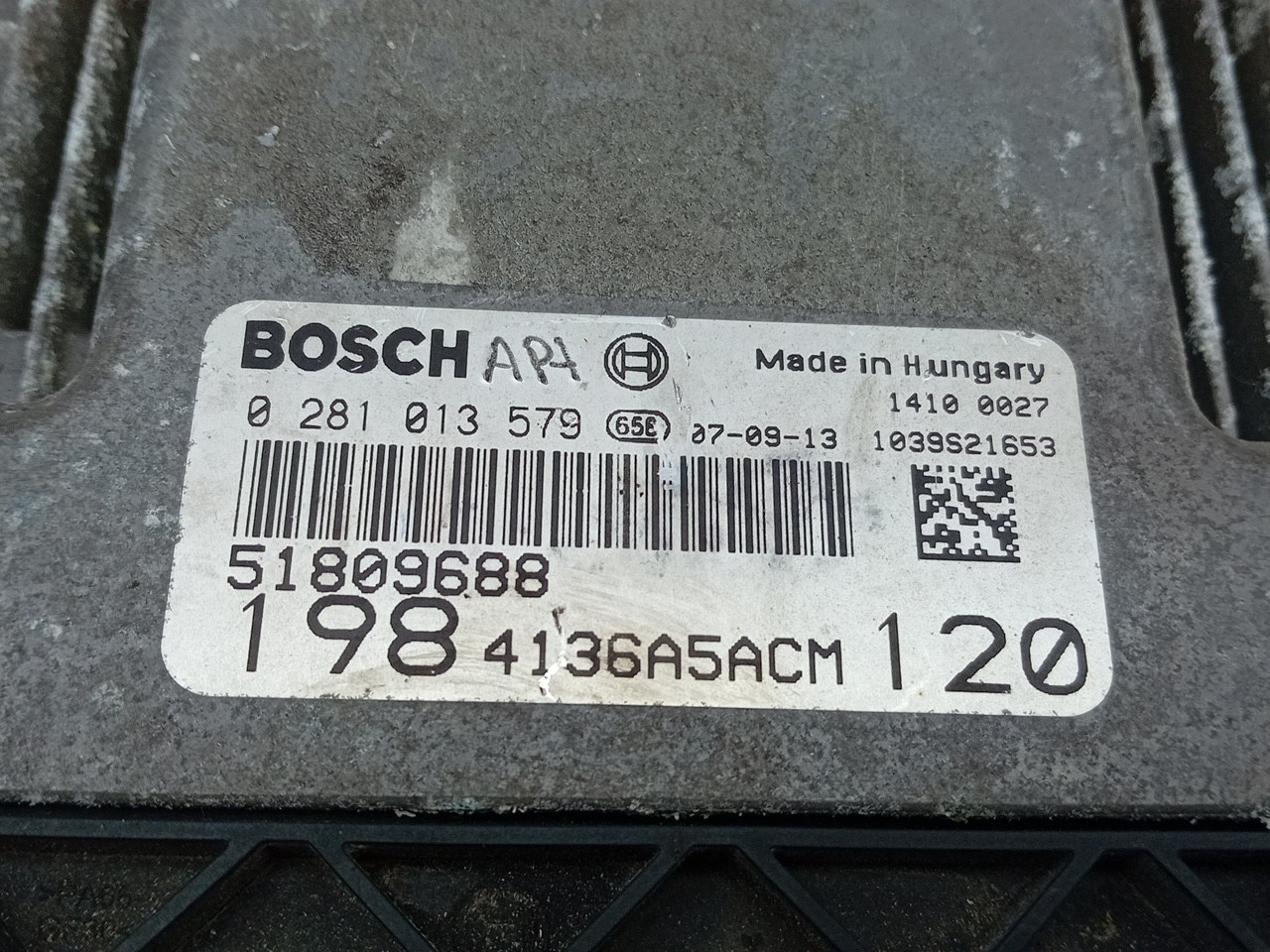 Centralina motor / ECU FIAT Bravo II (198_) Imagem-2
