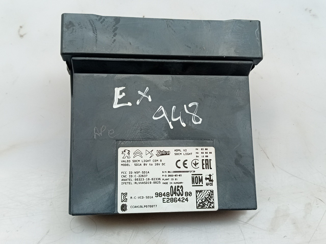Light Switch Unit Module CITROËN C4 III Imagem-1