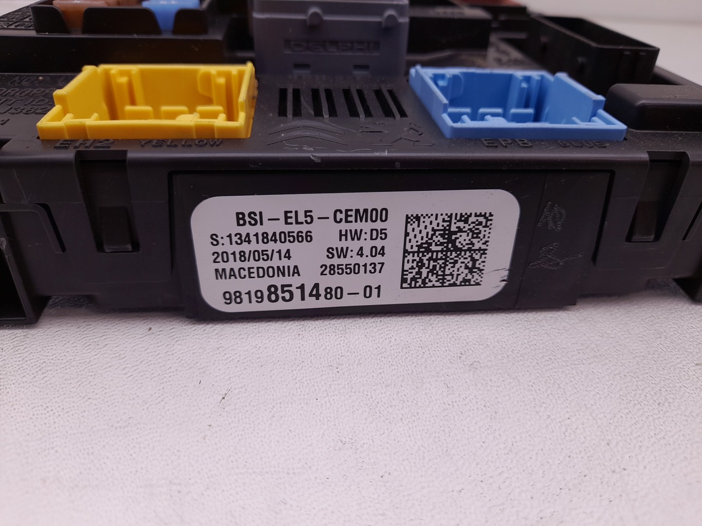 Fuse box / SAM / BSI CITROËN C3 Aircross II (2R_, 2C_) Imagem-3